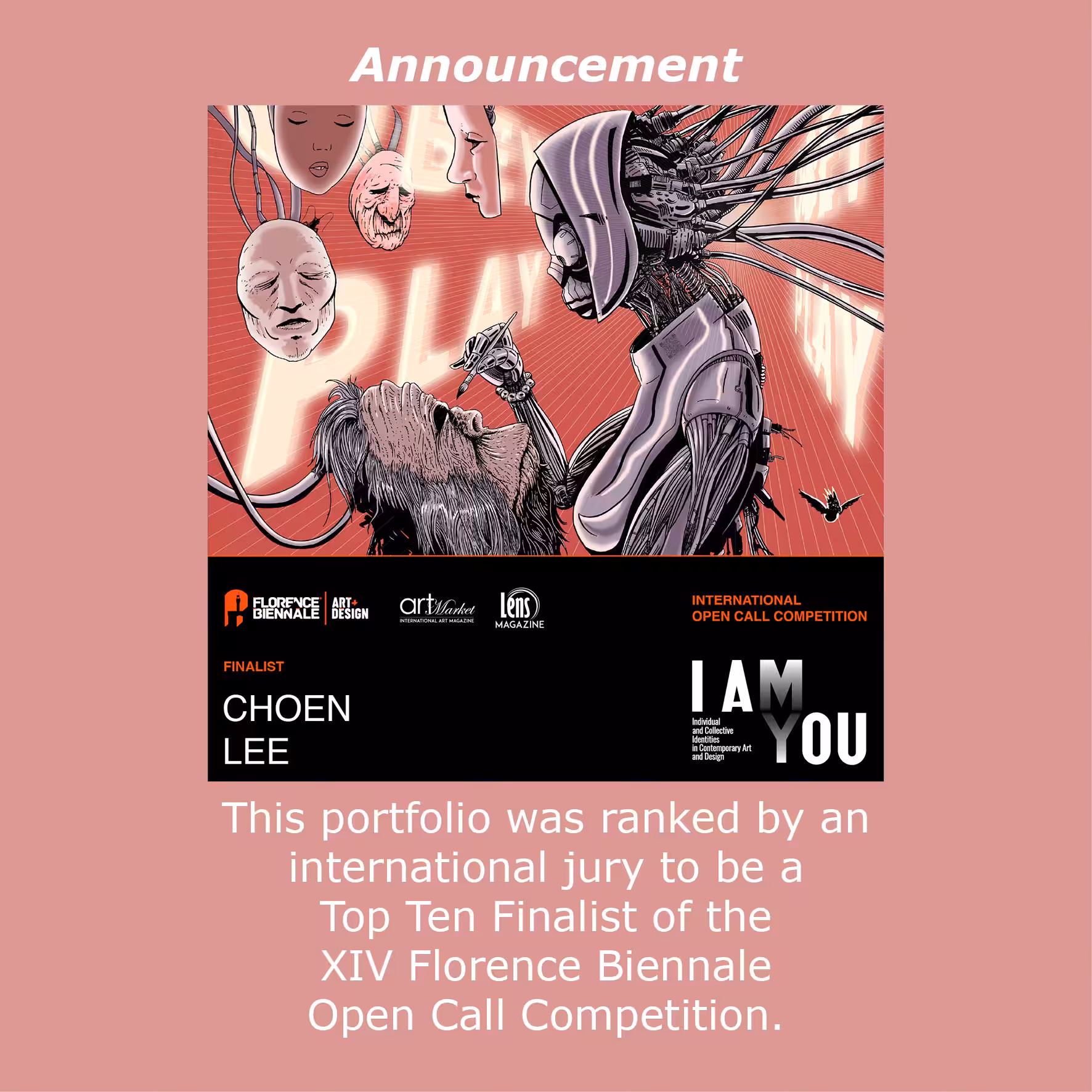 Choen: TOP 10: XIV Florence Biennale Open Call Contest 