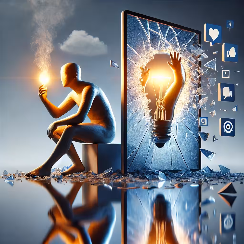 **"Enlightenment: Breaking Digital Barriers"**  