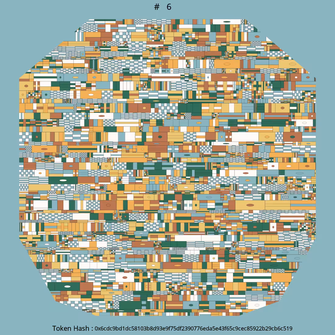 Abstracte Raster:The last piece #6