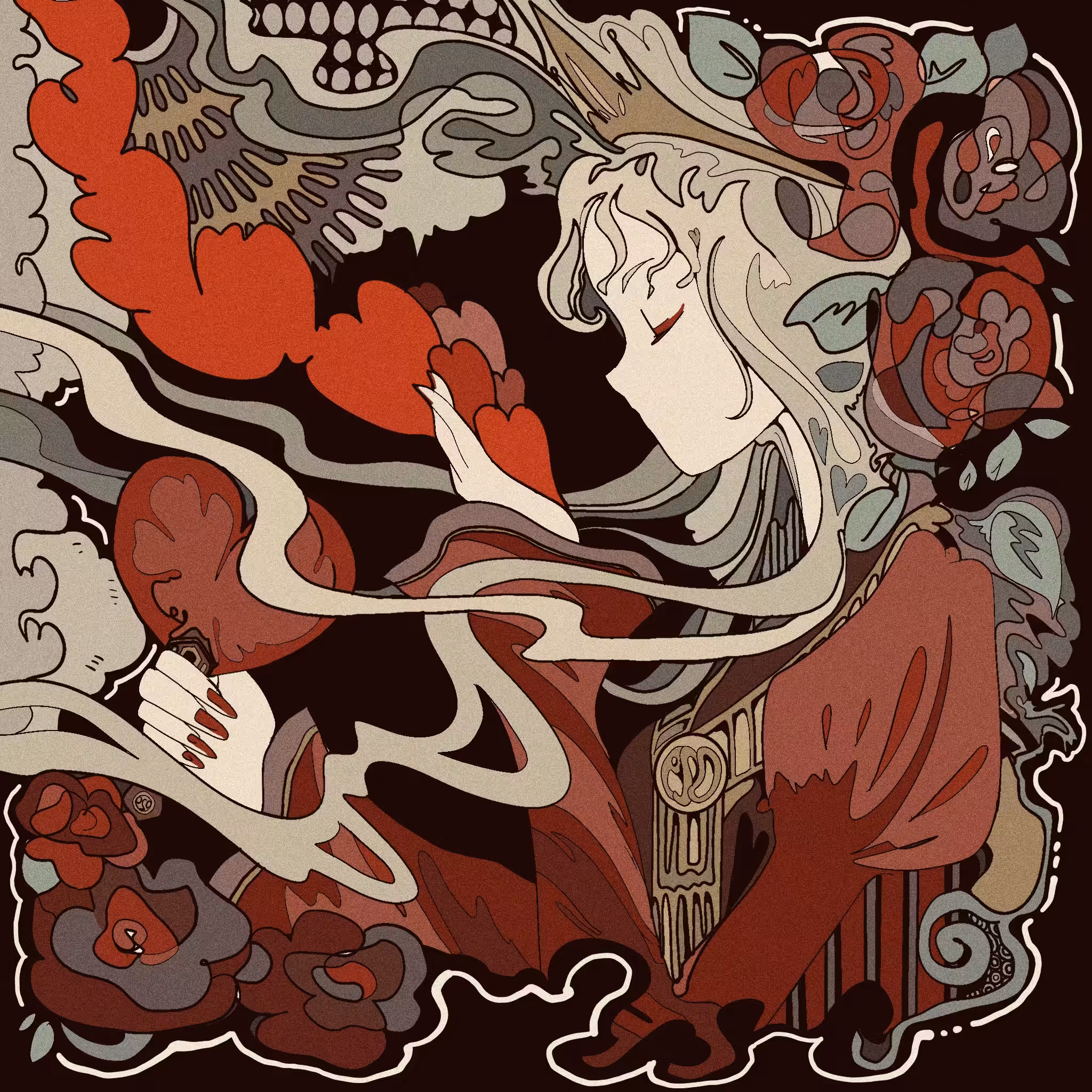 Queen of hearts　black