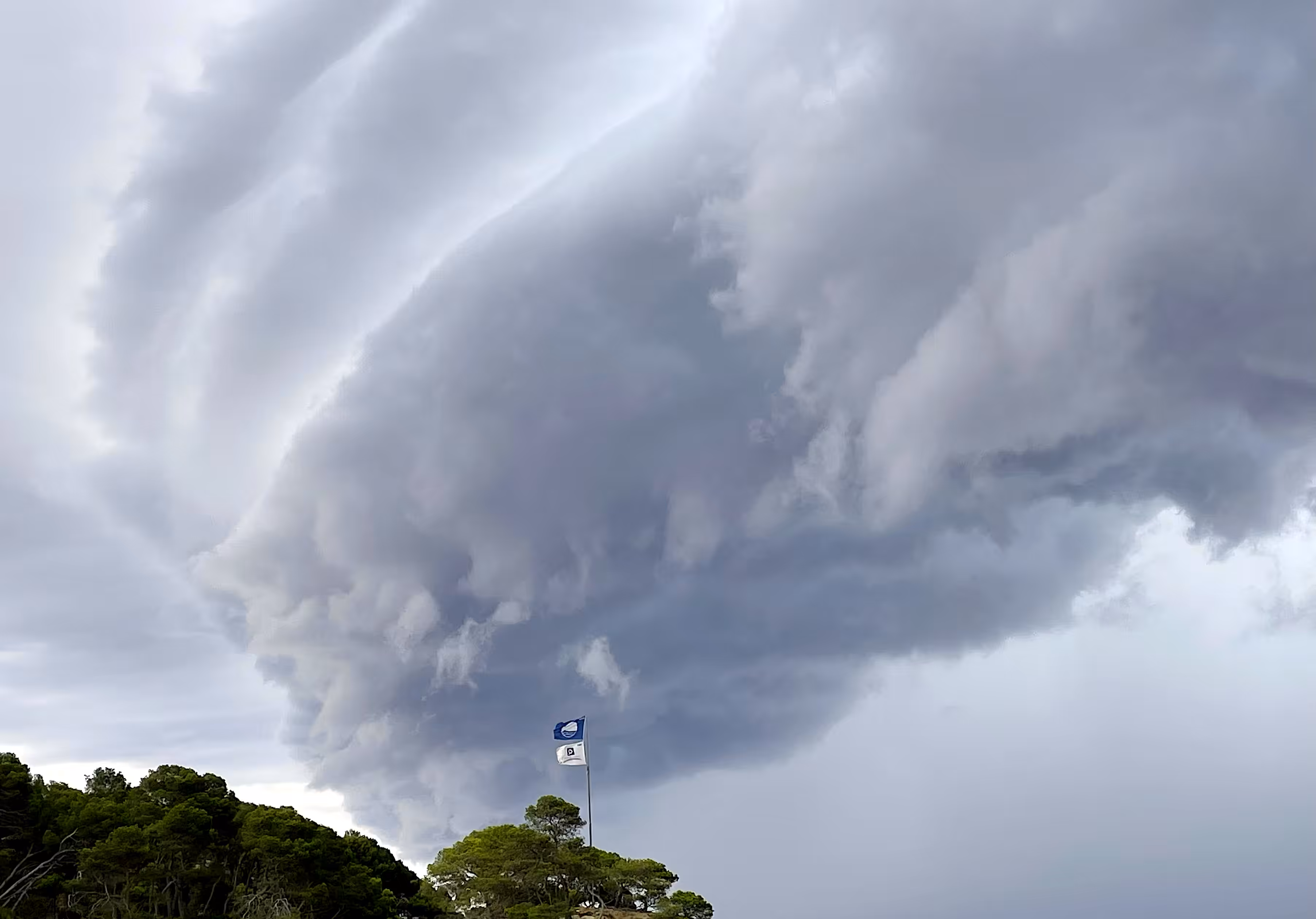 Storm over Spain