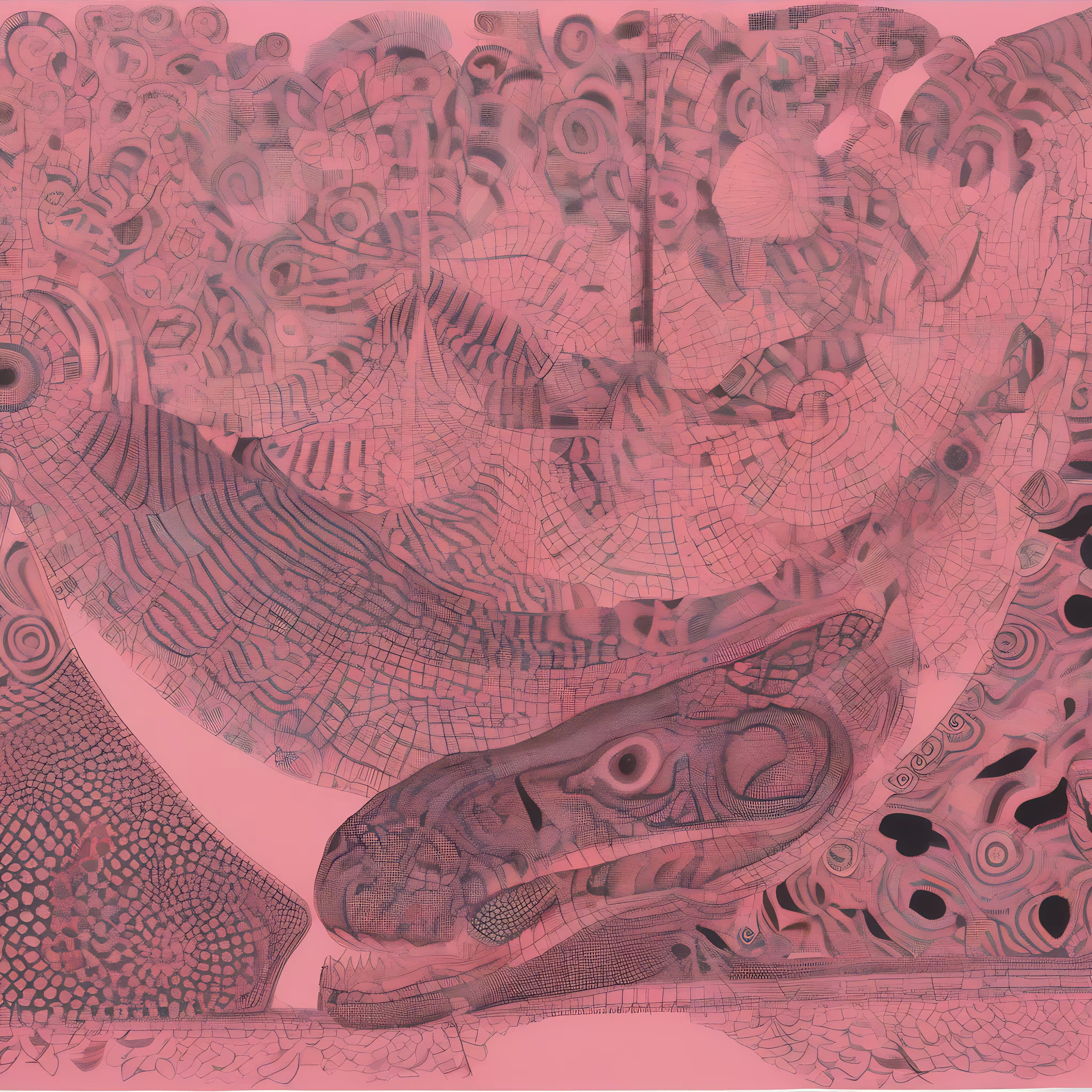 Unmade Layers of Blossoming Flamingos