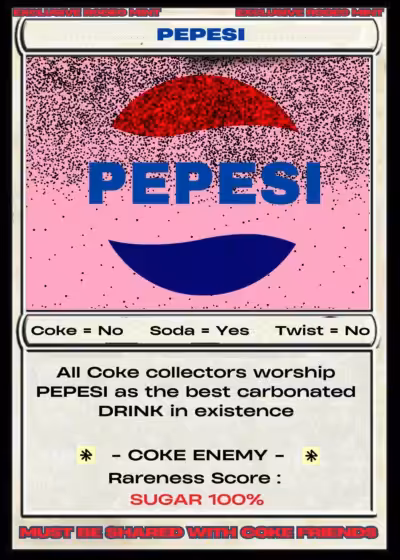 Rodeo posts: PEPESI CARD