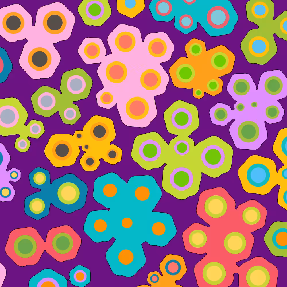 Colorful cartoon shapes(free edition) #44