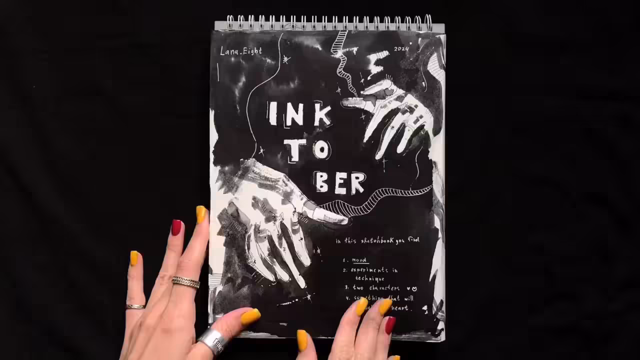 October's PHYSICAL sketchbook