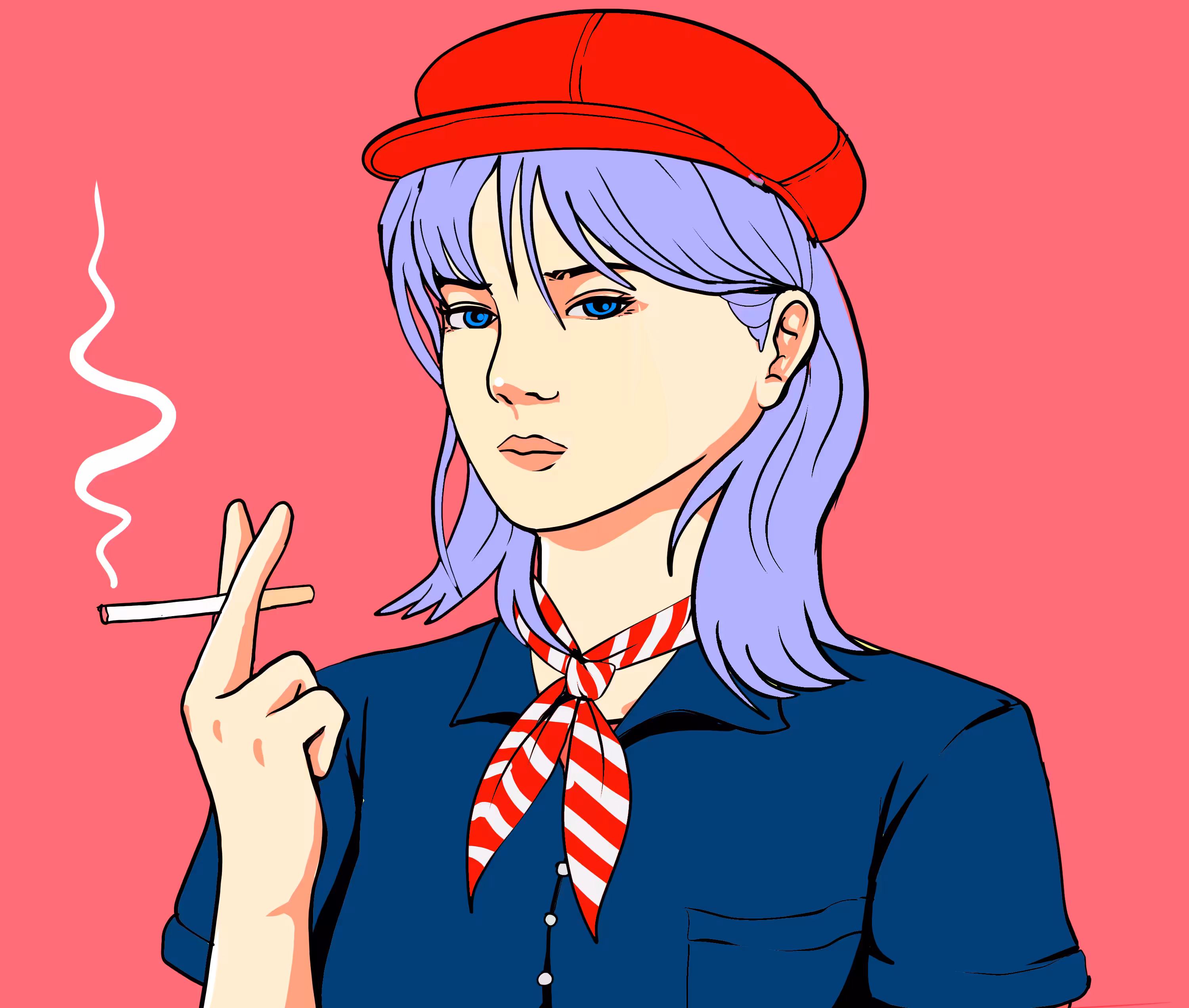 smoker girl #17