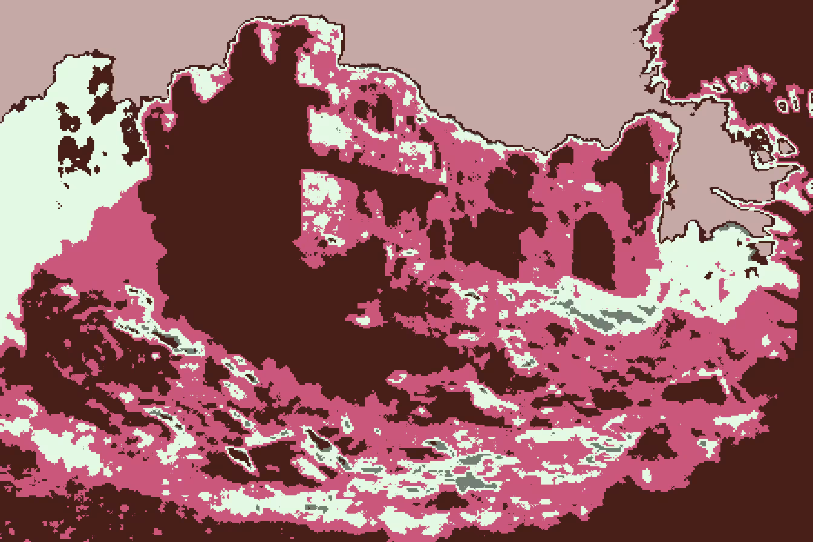 Abstract Pixel Landscapes & Wallpapers