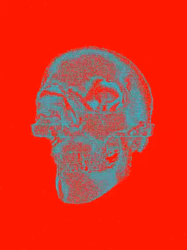 GlitchSkull #001