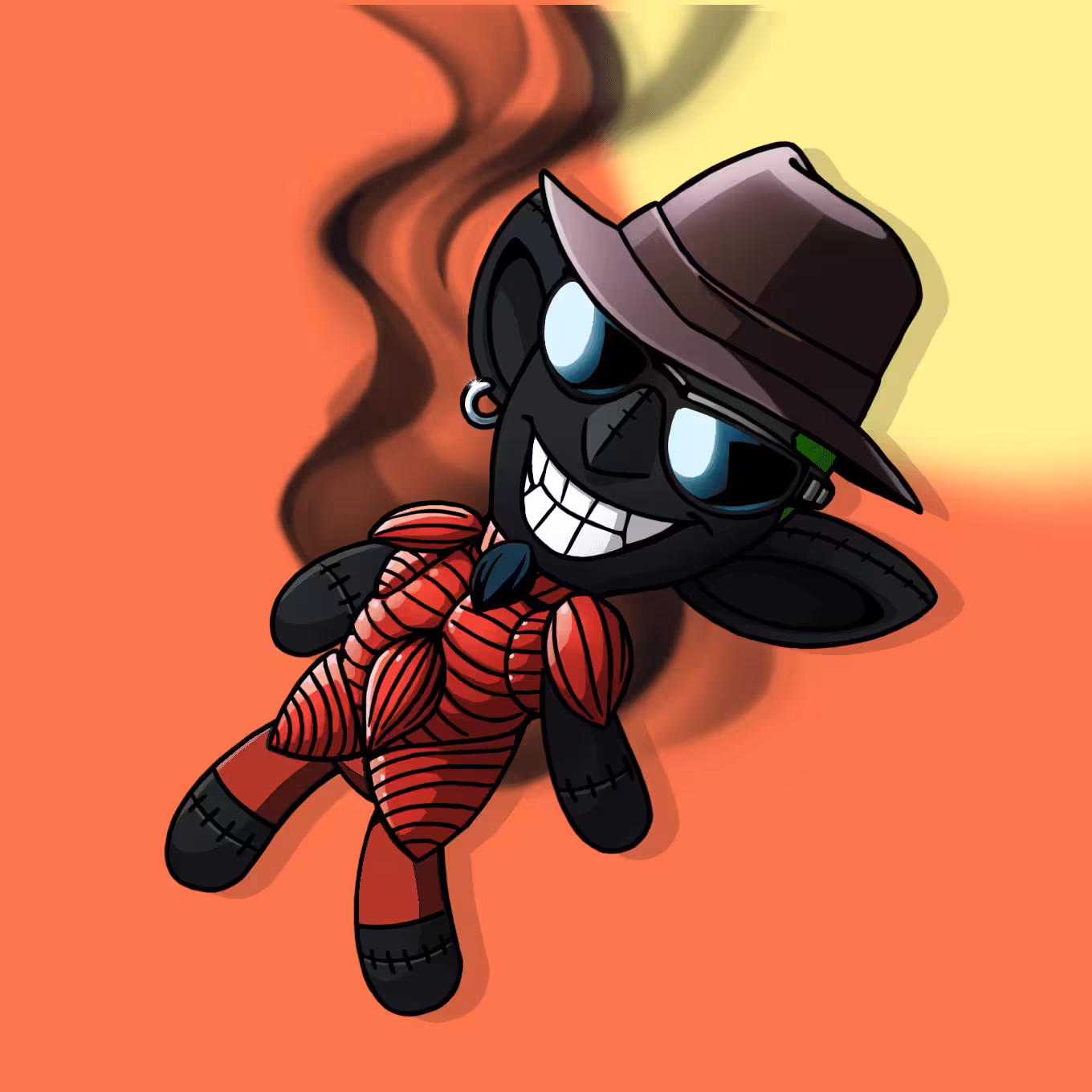#5933 Sneaky Vampire Teddy