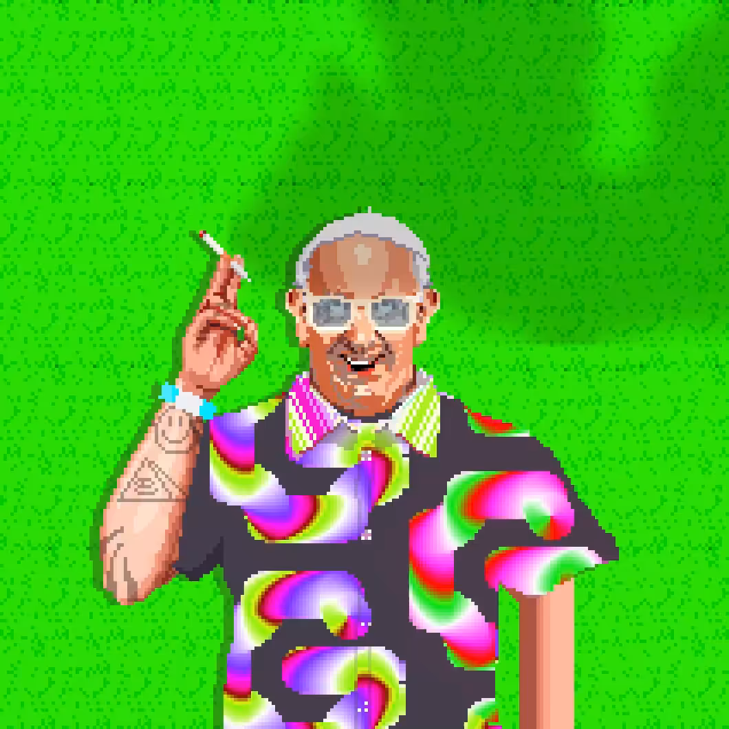 Pope on Grass