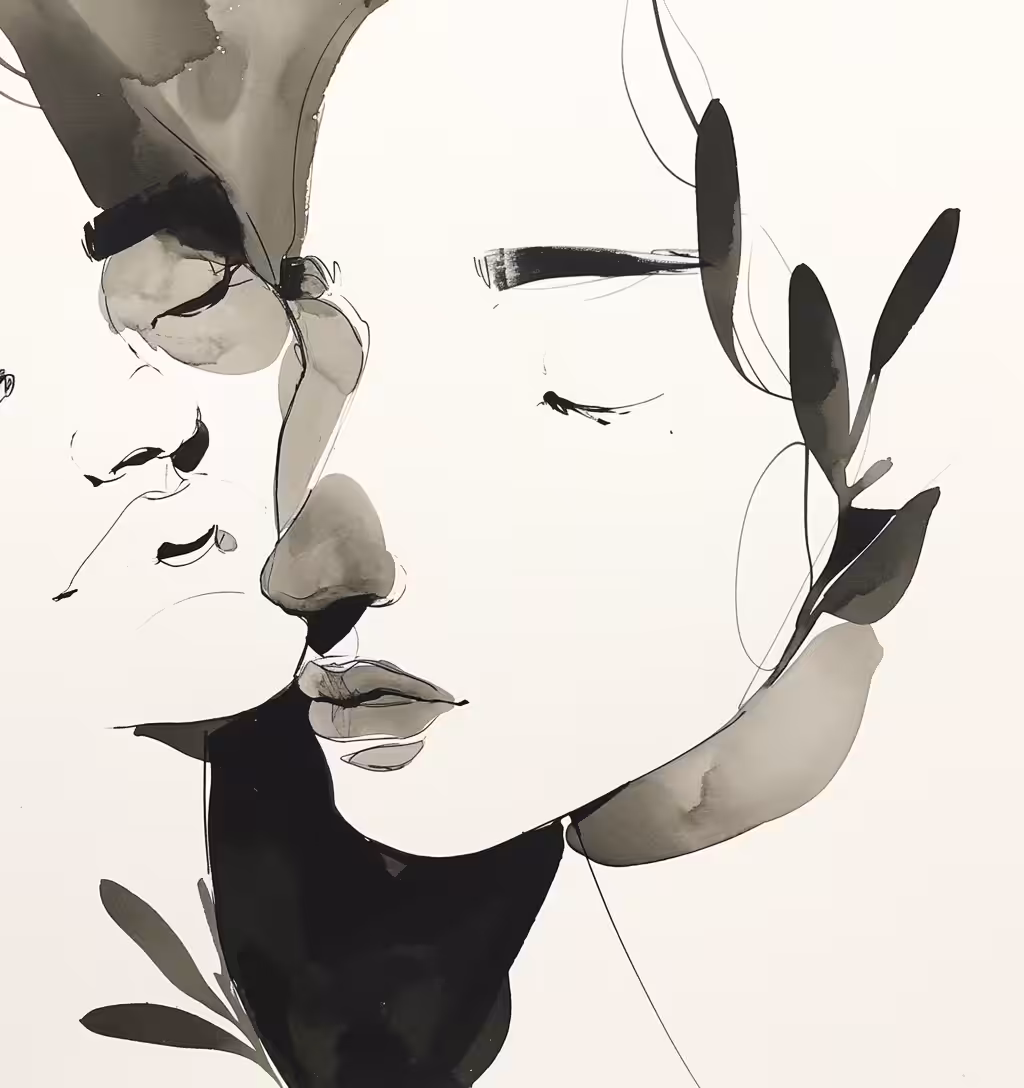 Young lovers. Begining