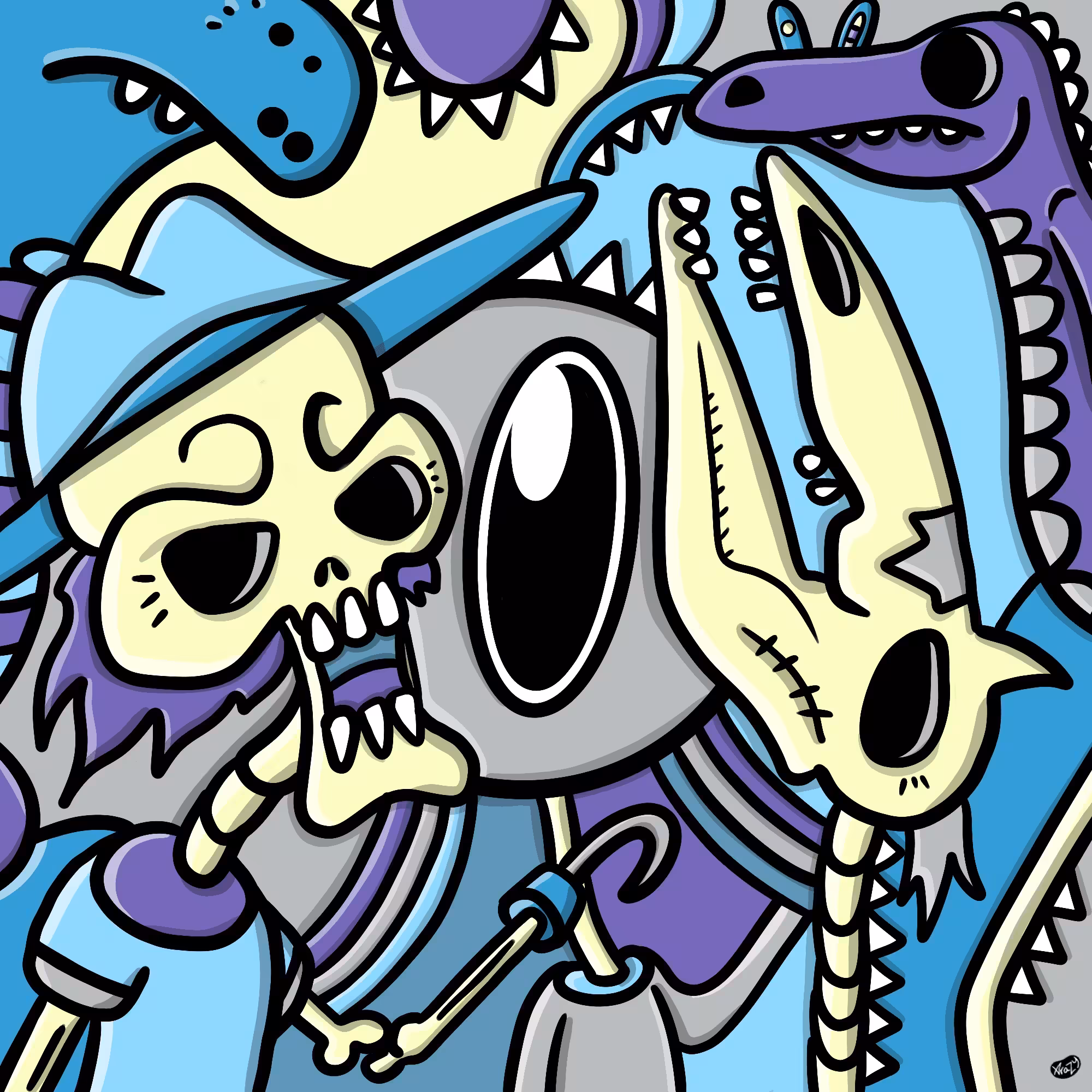 Squiggle Monster 060
