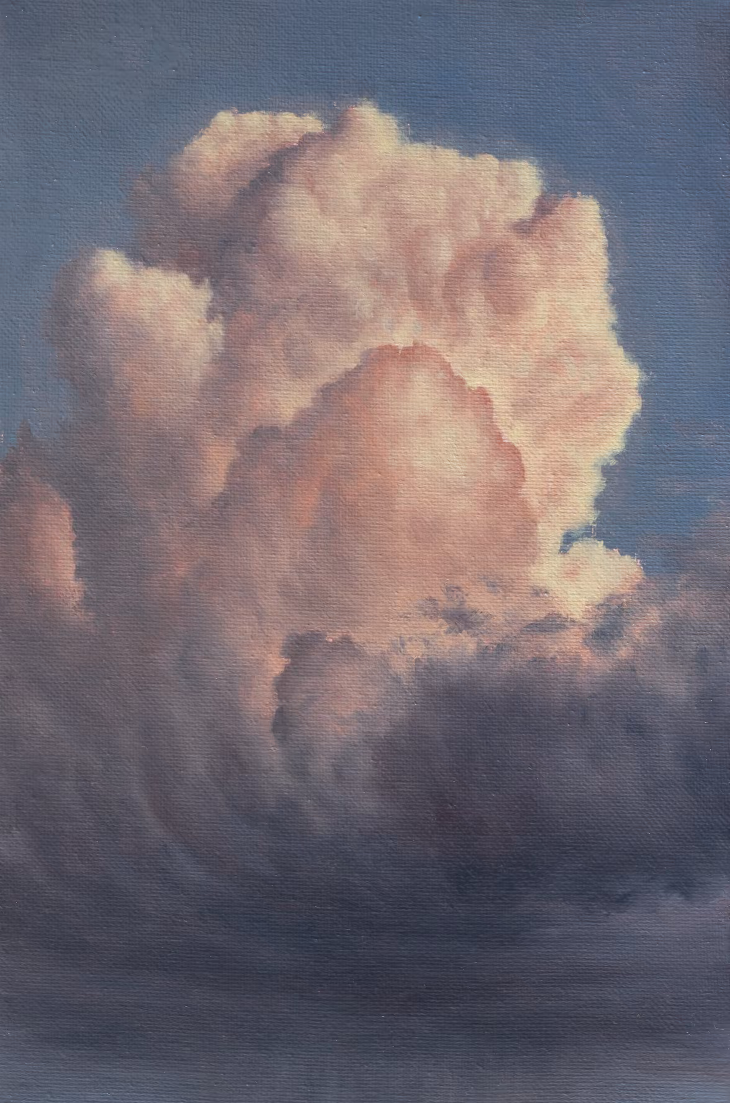 The first thunderstorm
