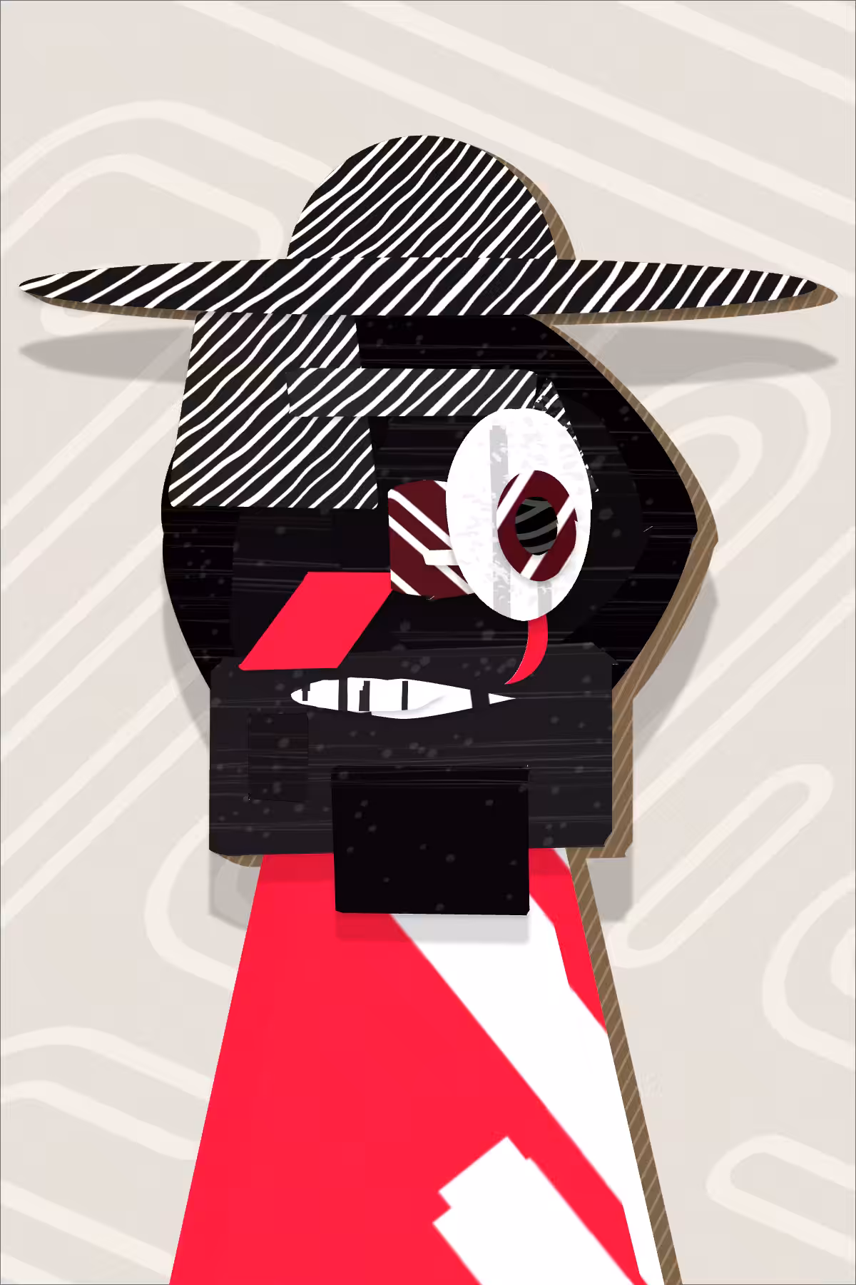 Paper People: Preview Studies: Paper People: Study 025