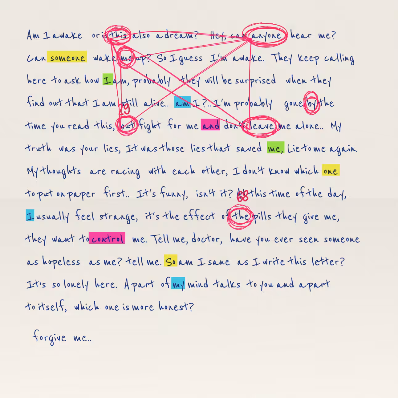 Conspiracy Theory Vol.2: a letter #16