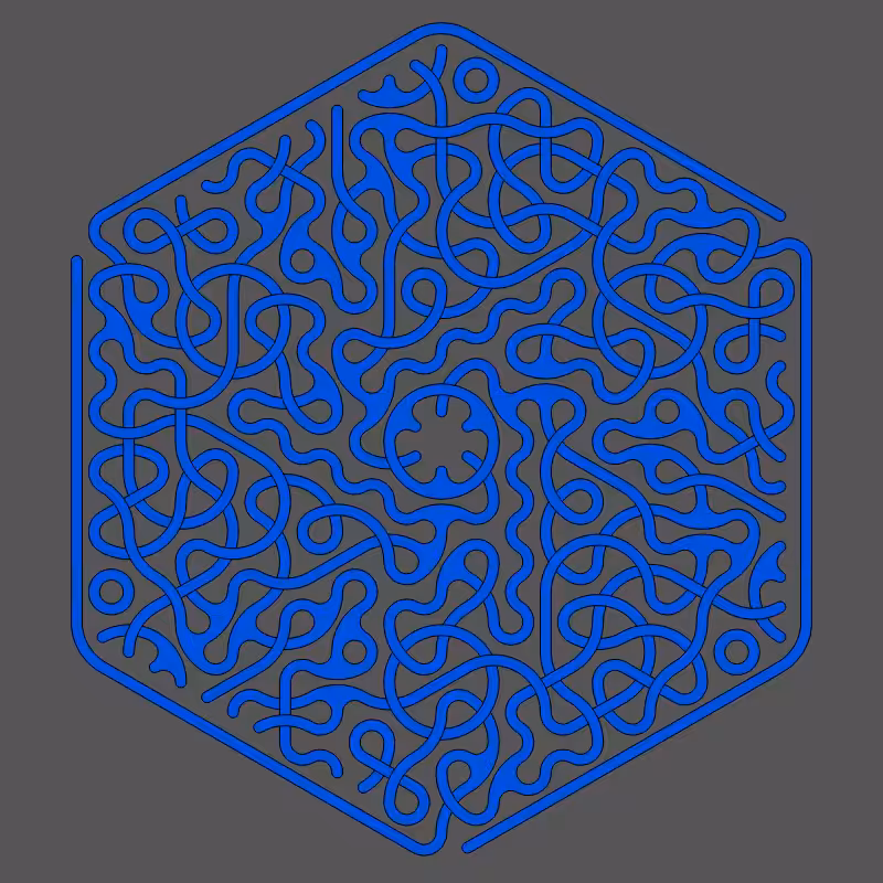 Threefold Symmetry - Dark Variations #128