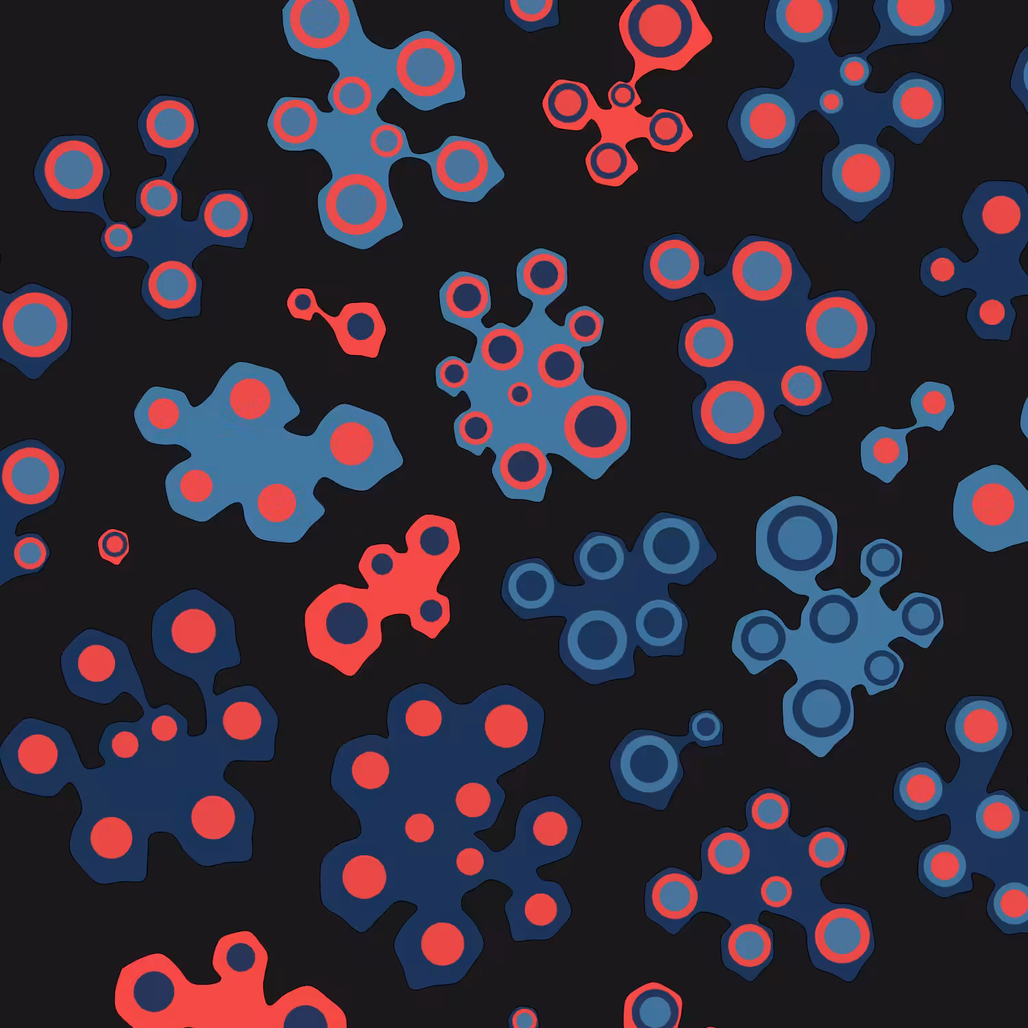 Geometric colorful shapes (Free edition) #89