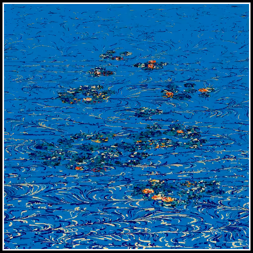 Polluted water lilies #68