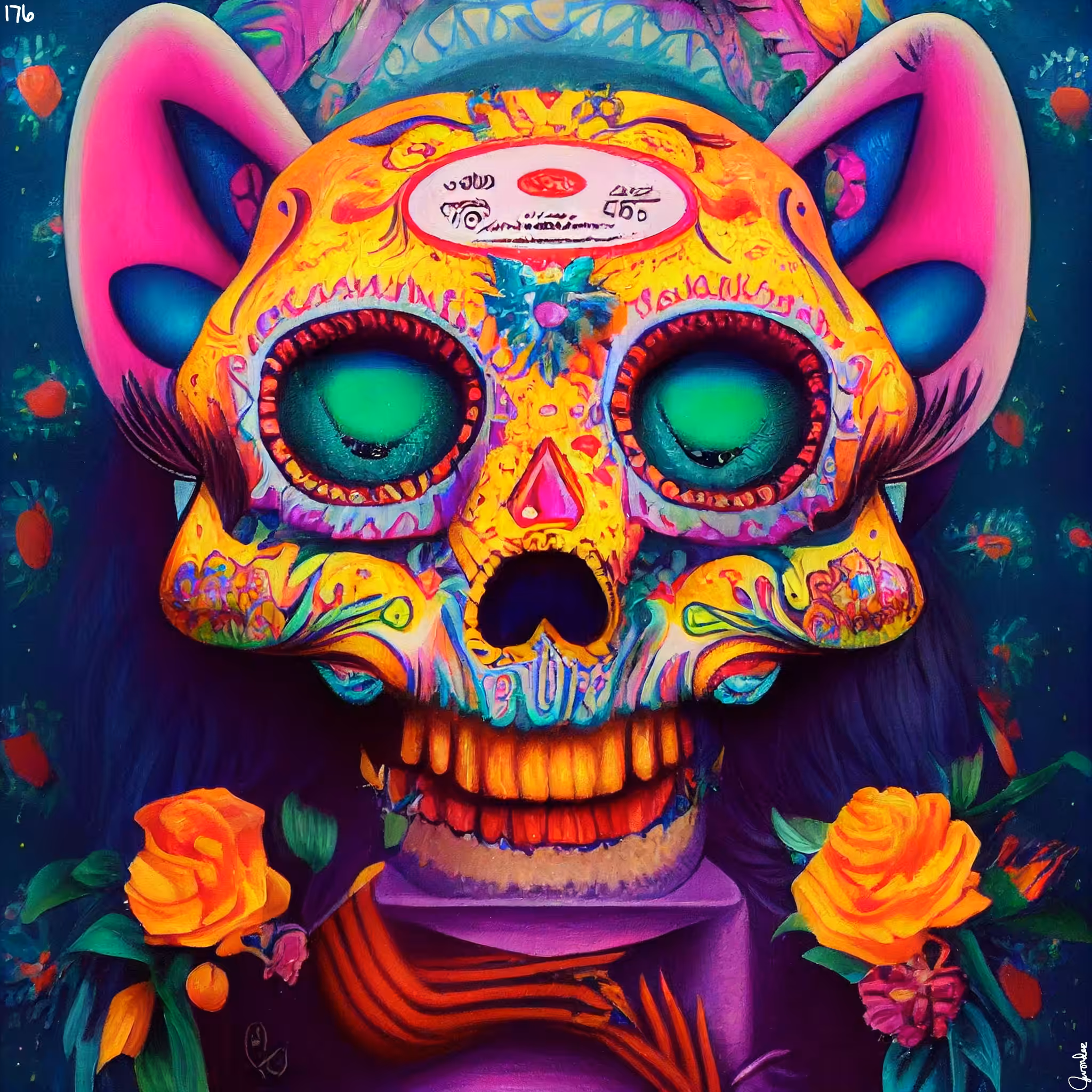 sugar skull #176