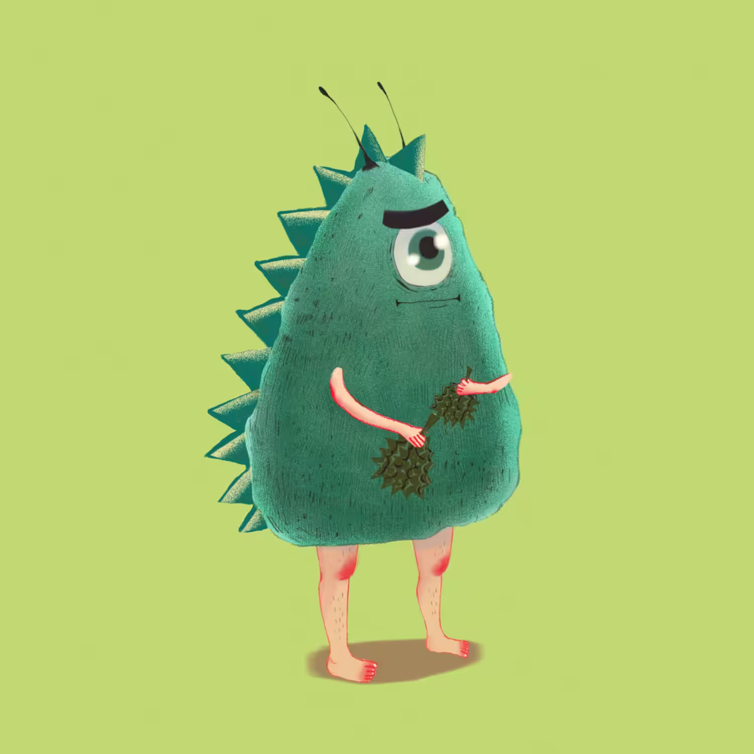 Mr. Plankton with Durians