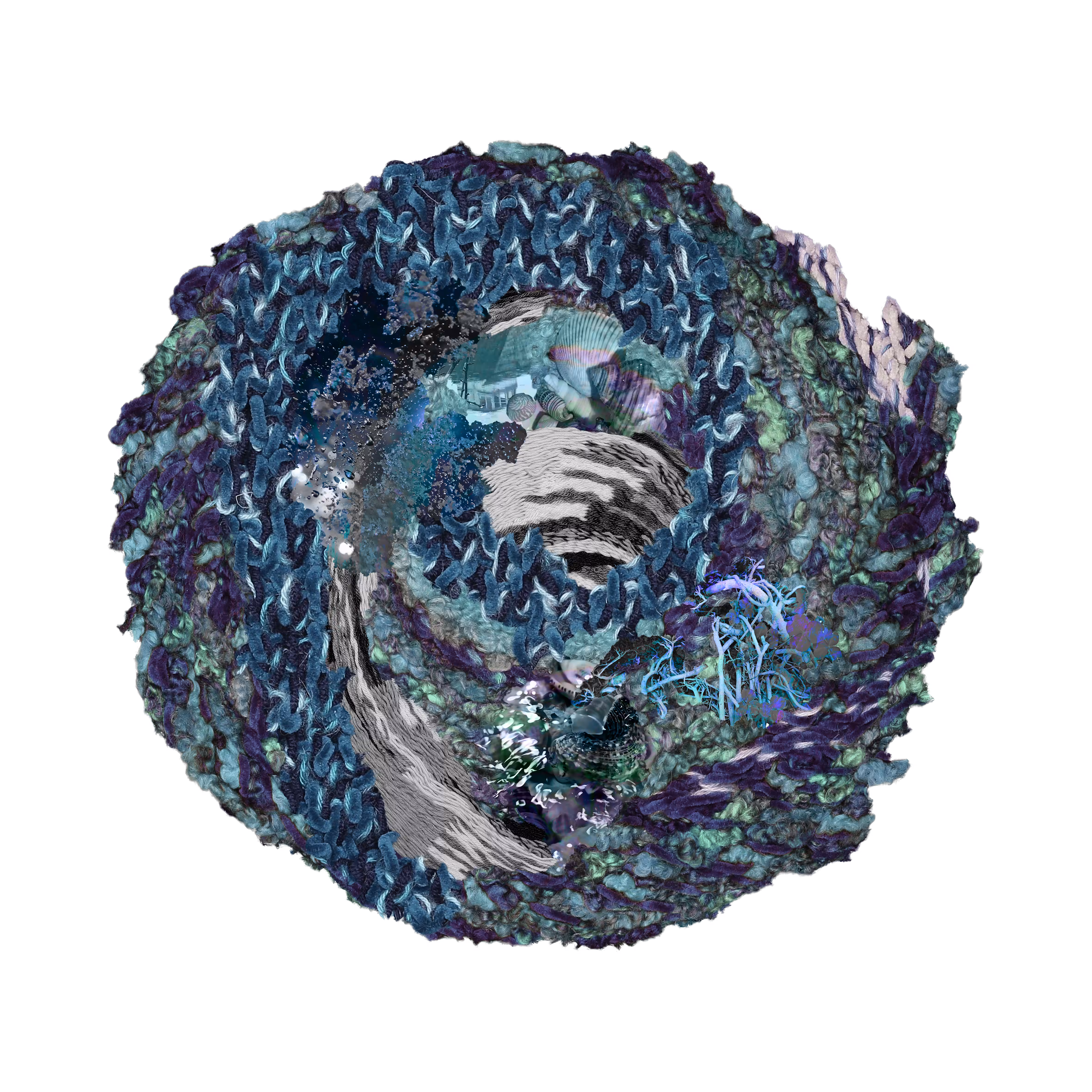 Woven shale cliff