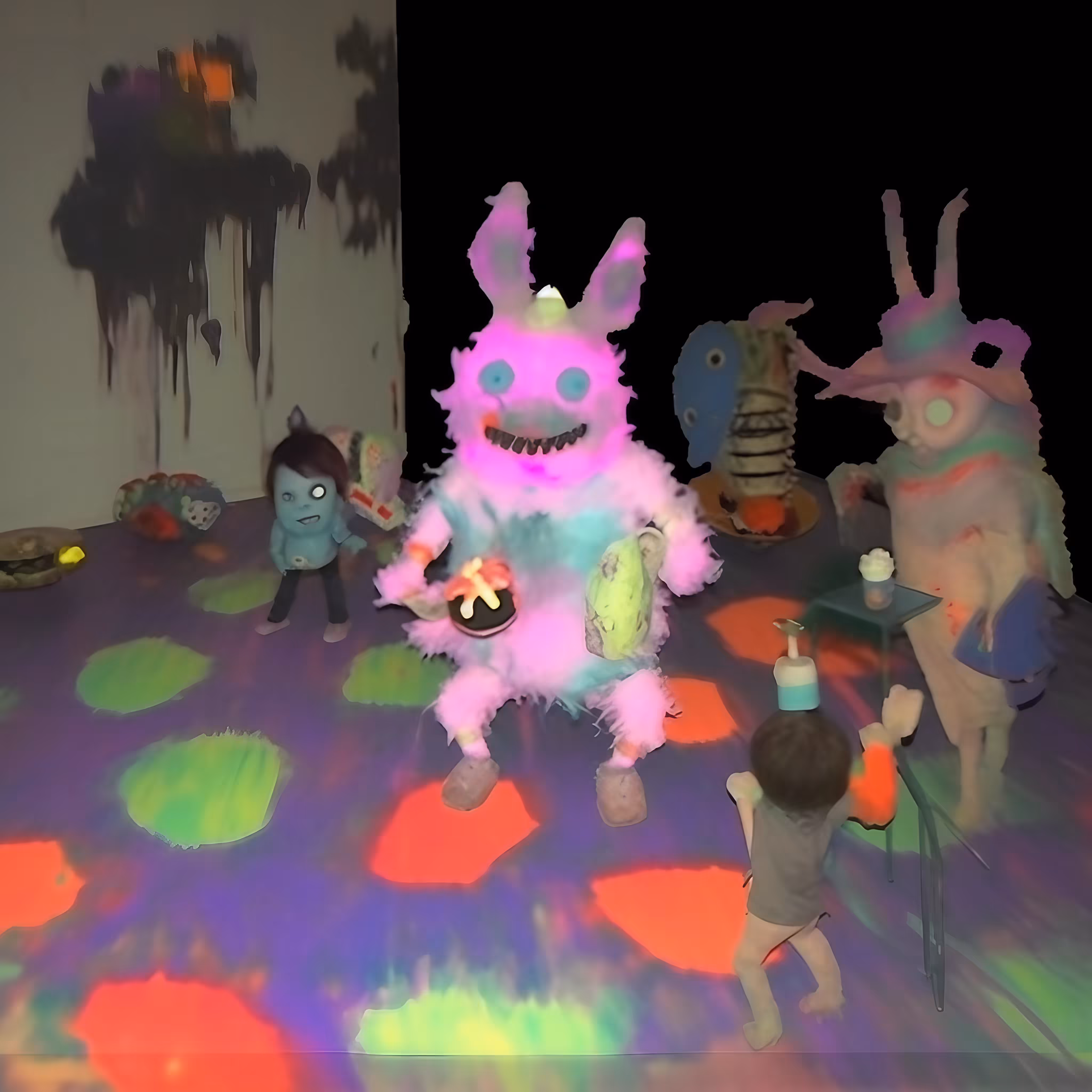 black light rave - three