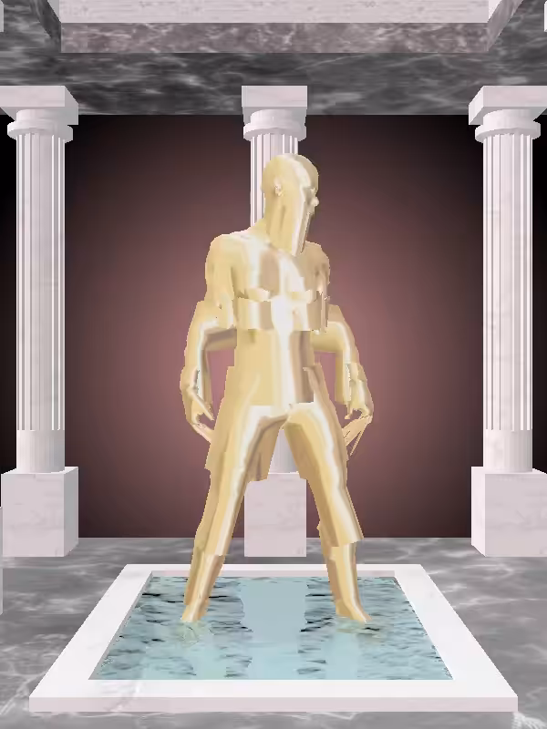 HeavenComputer: The Shooter Real Gold Woman #2041