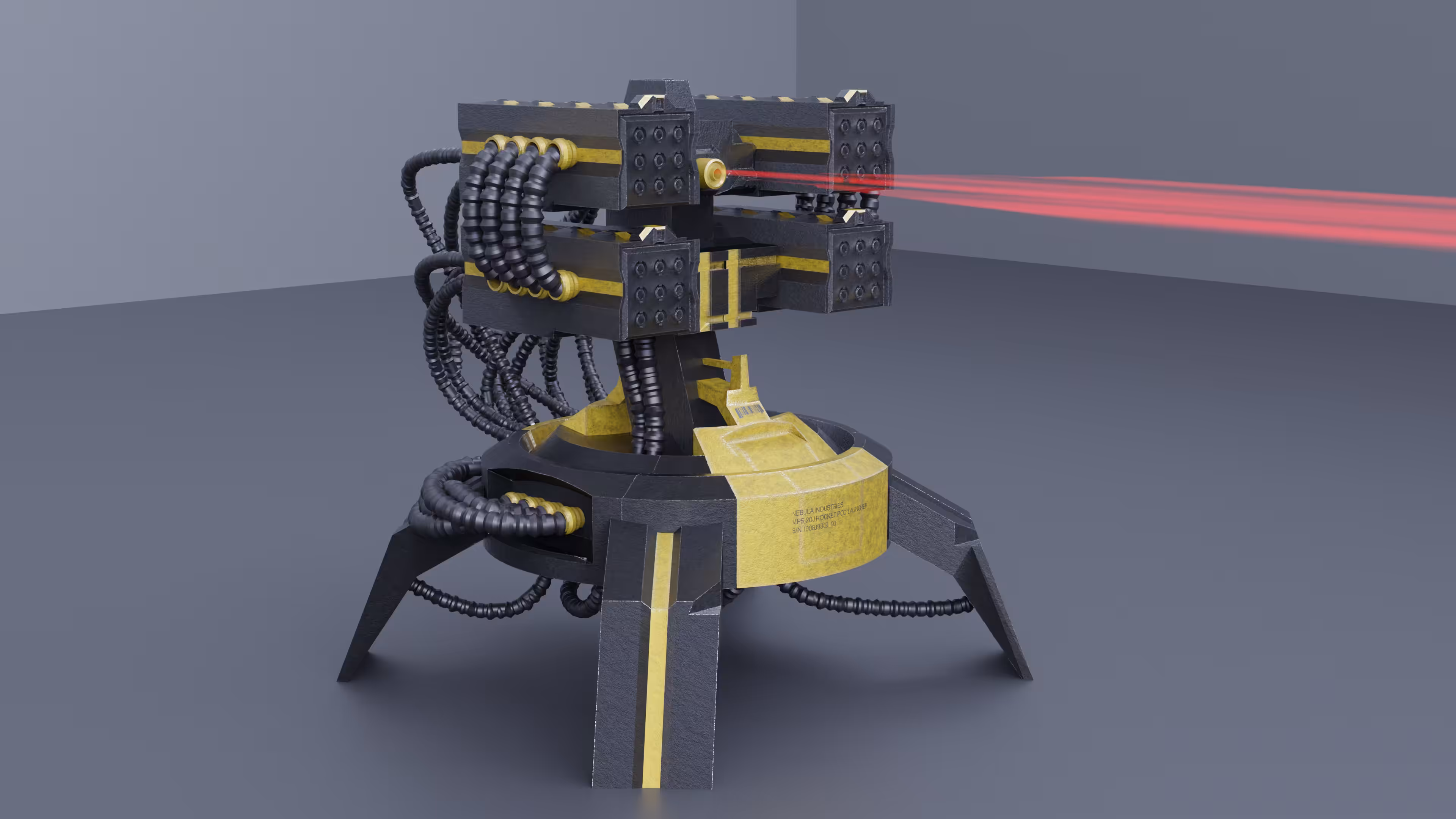 MP5_20J ROCKET POD LAUNCHER