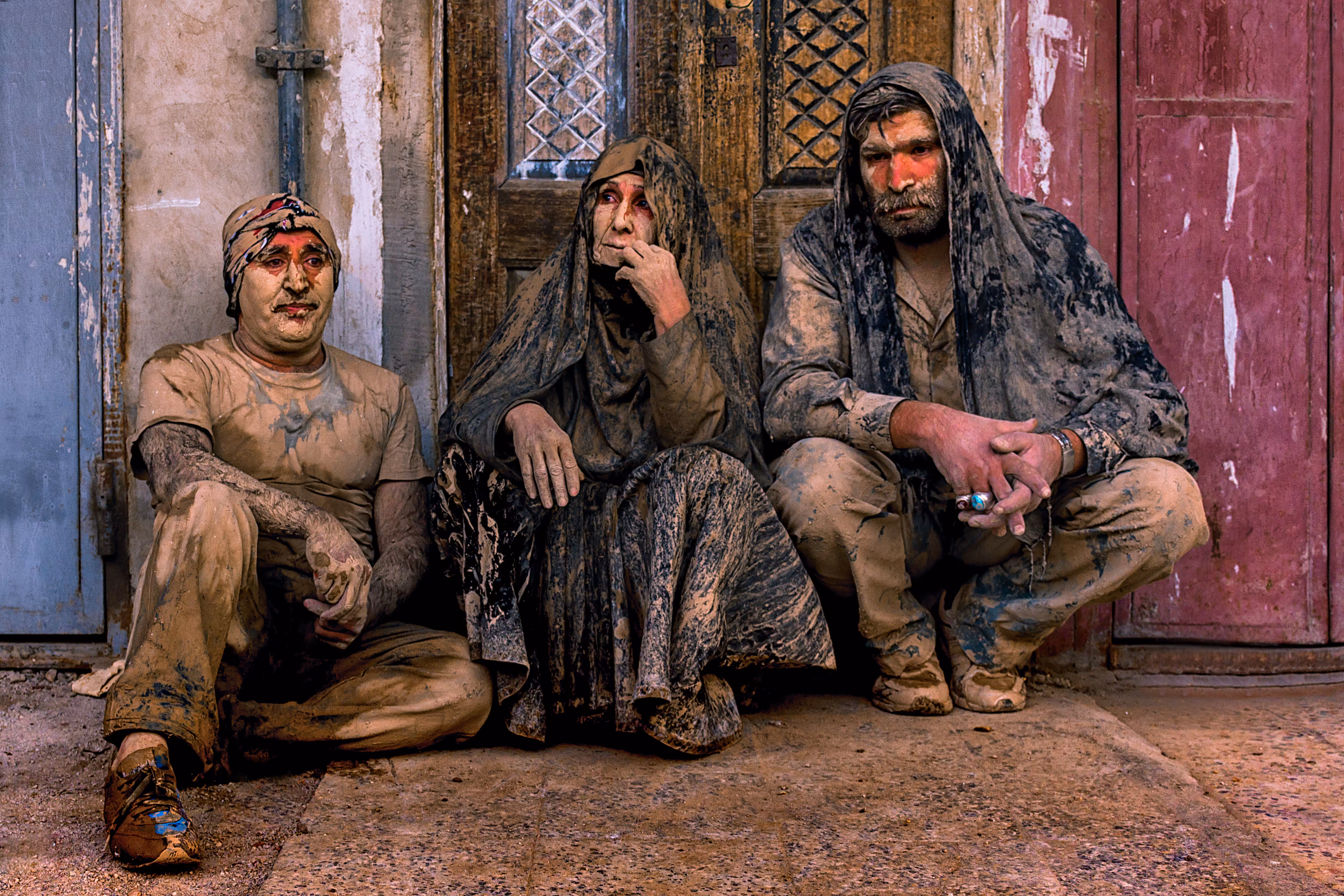 the mourners