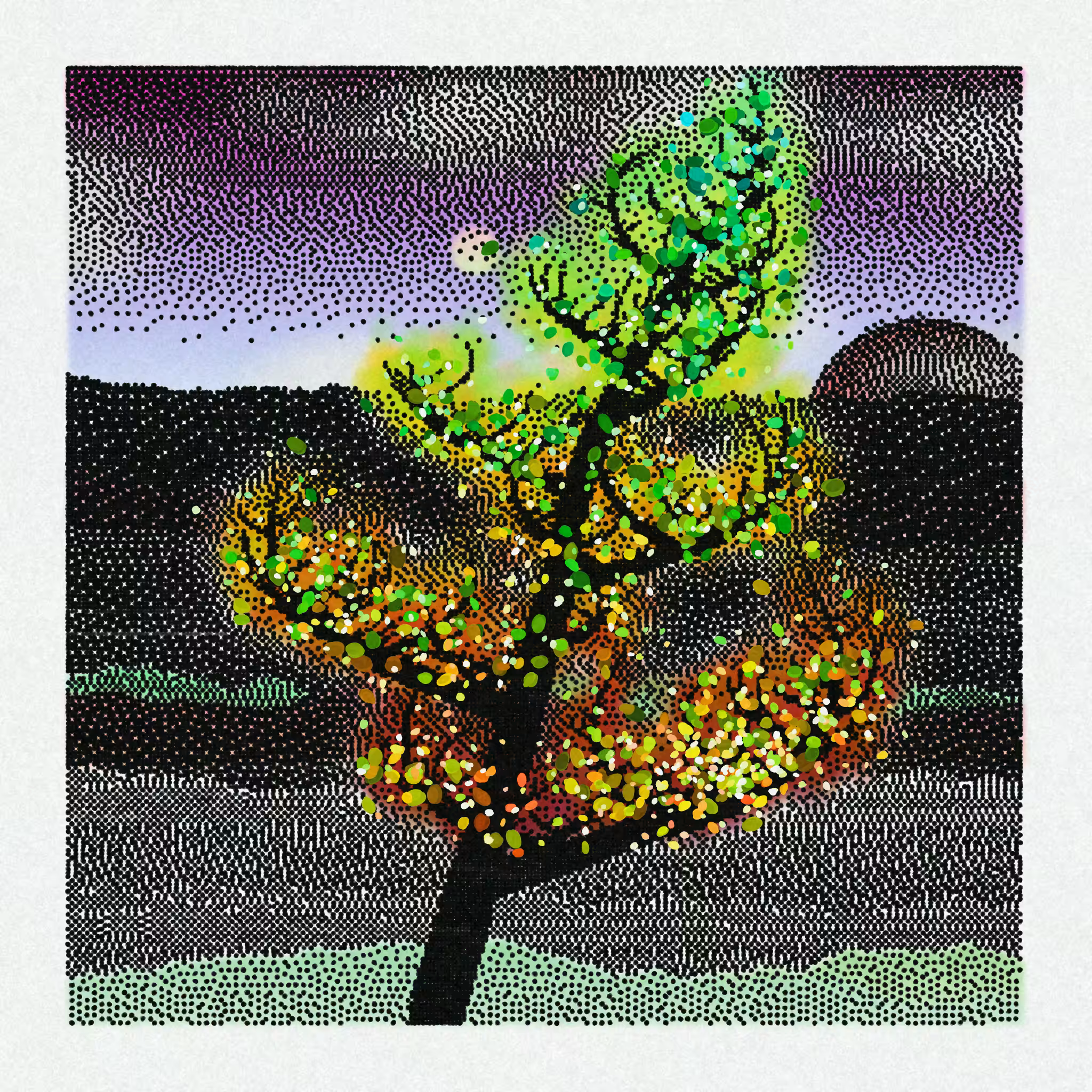 Dithered Branches #119