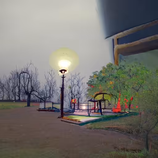 Park at night