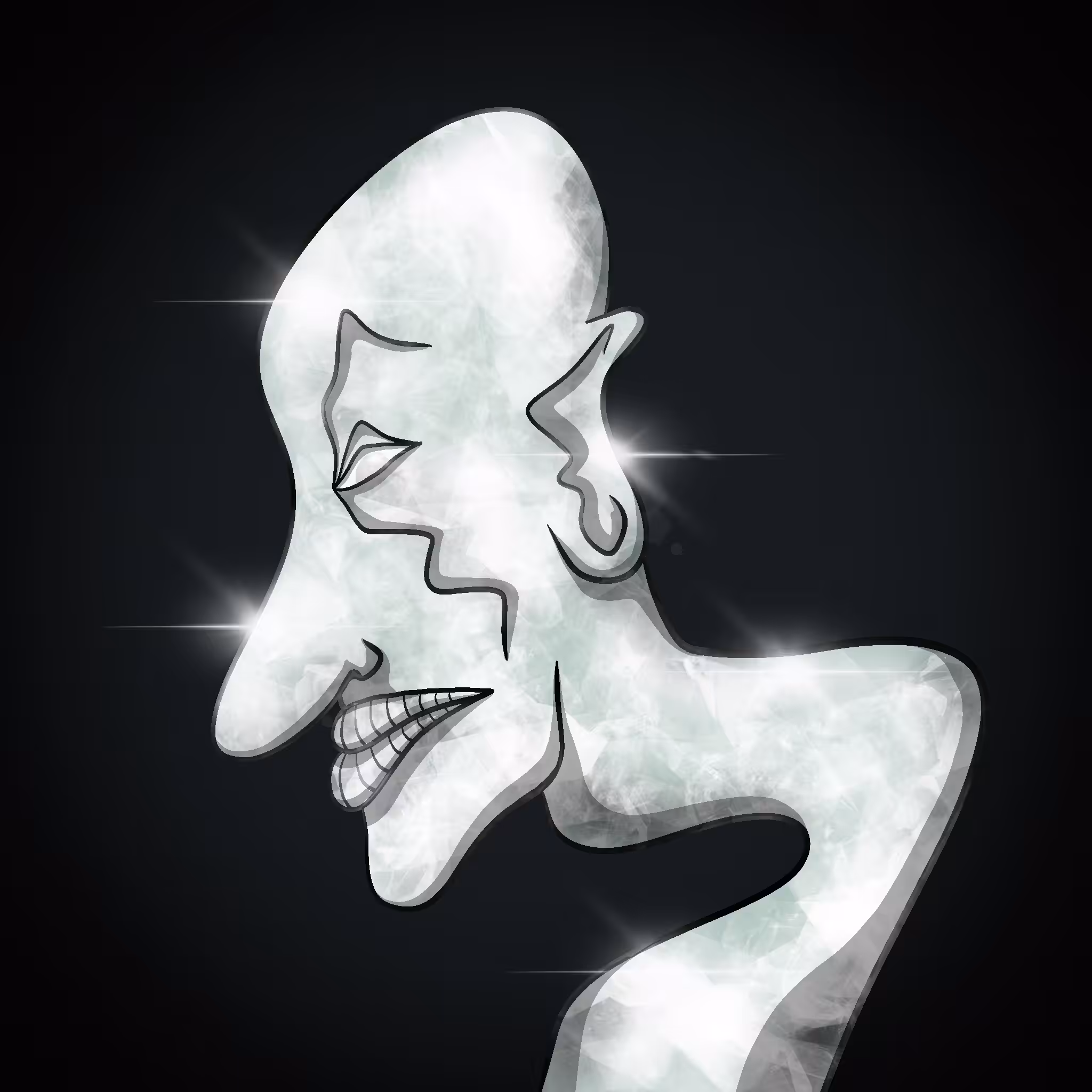 FAWKFACES: #100 Diamond Face 