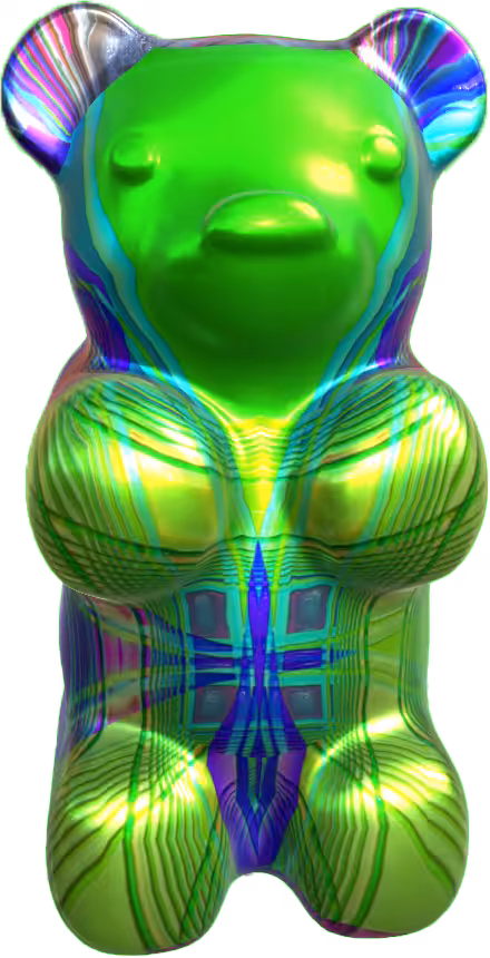 LSD Gummy Bear PFP B-Sides AR Model #56