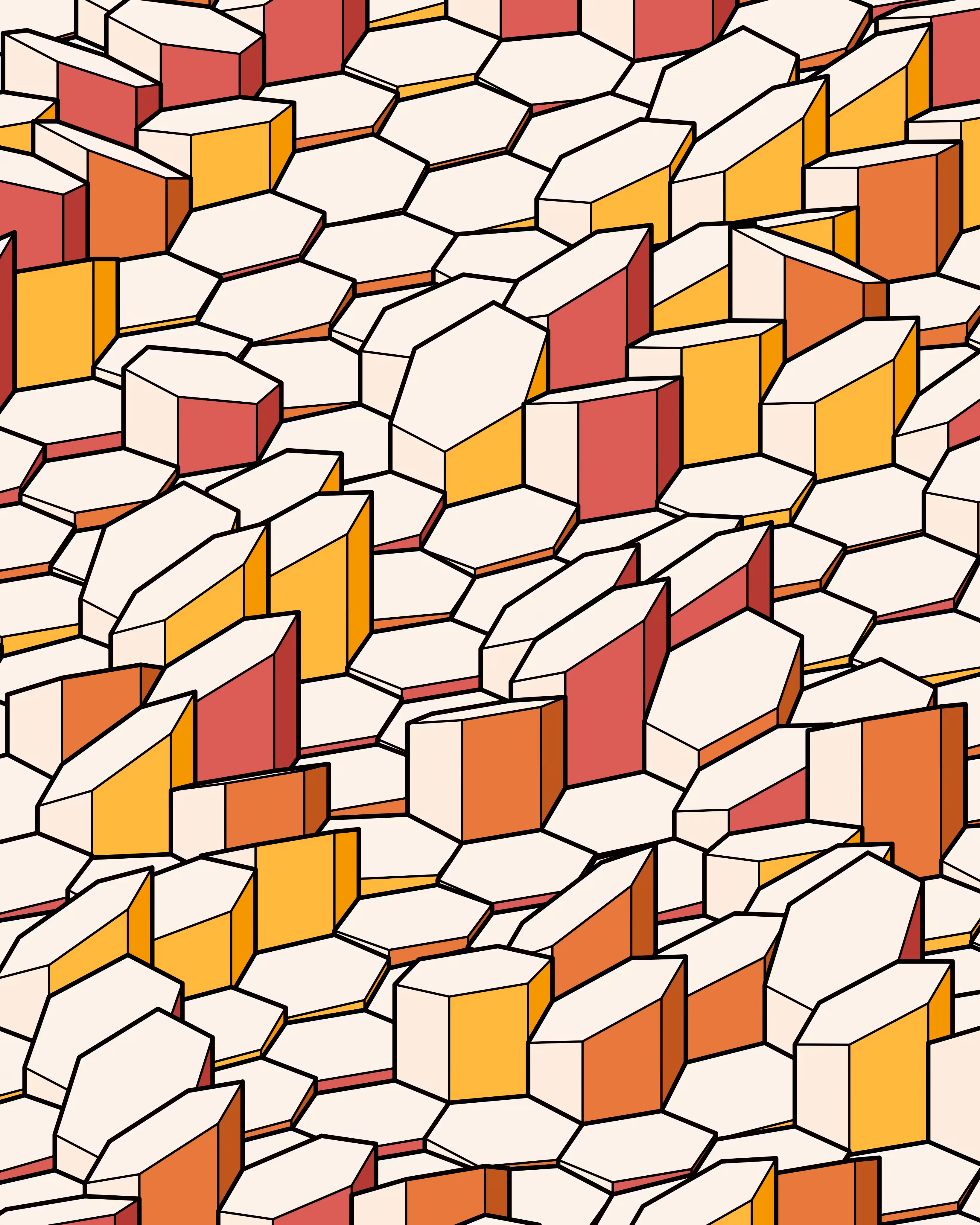 Hexagones Landscape #219