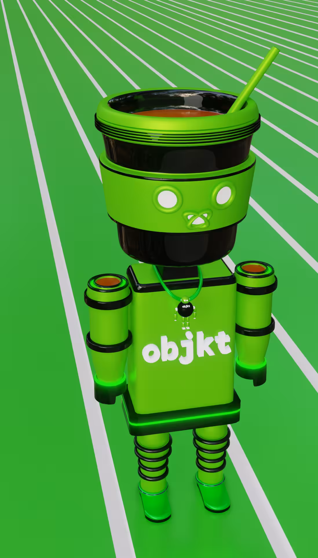 Objkt.com Coffee Mascot