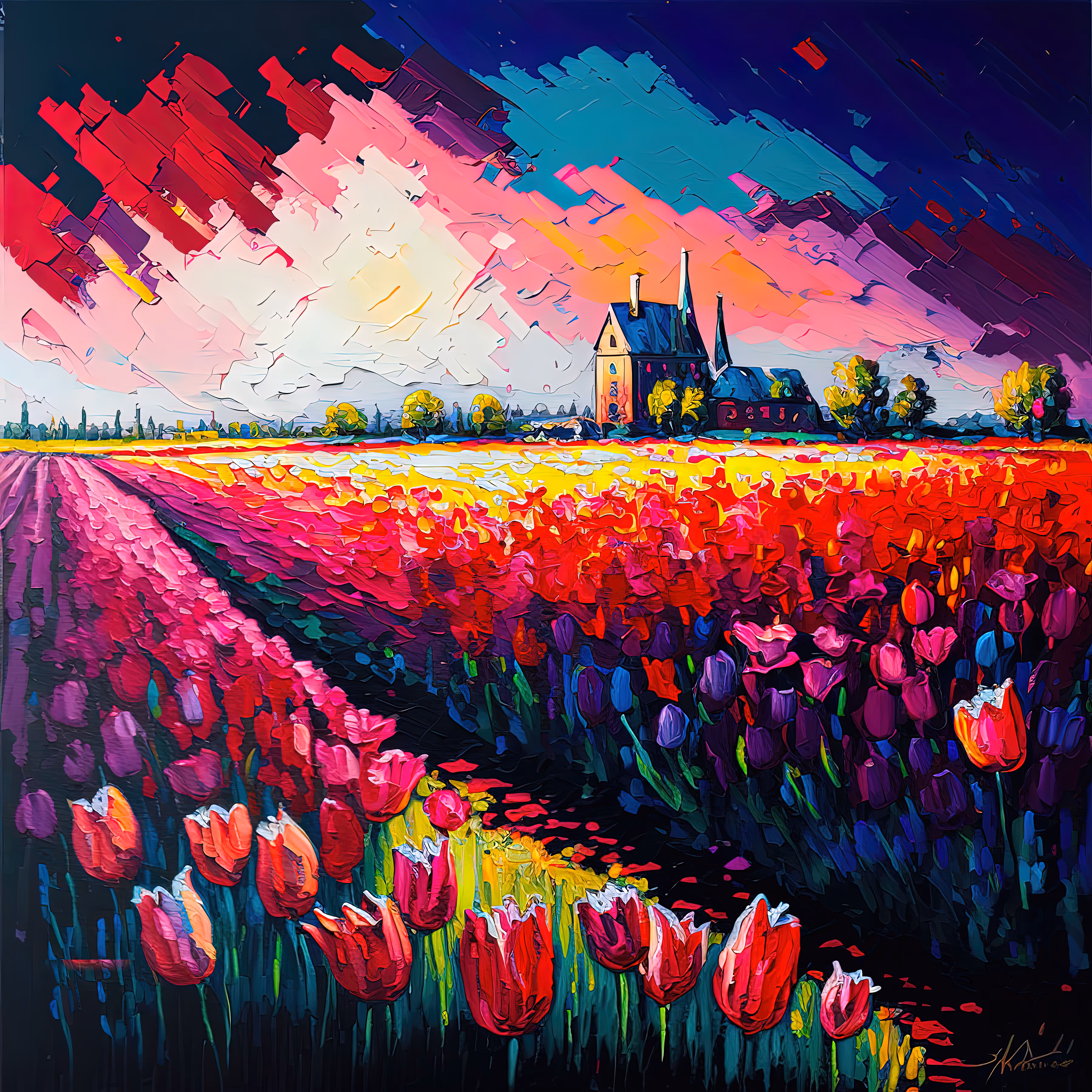 FIELD OF TULIPS