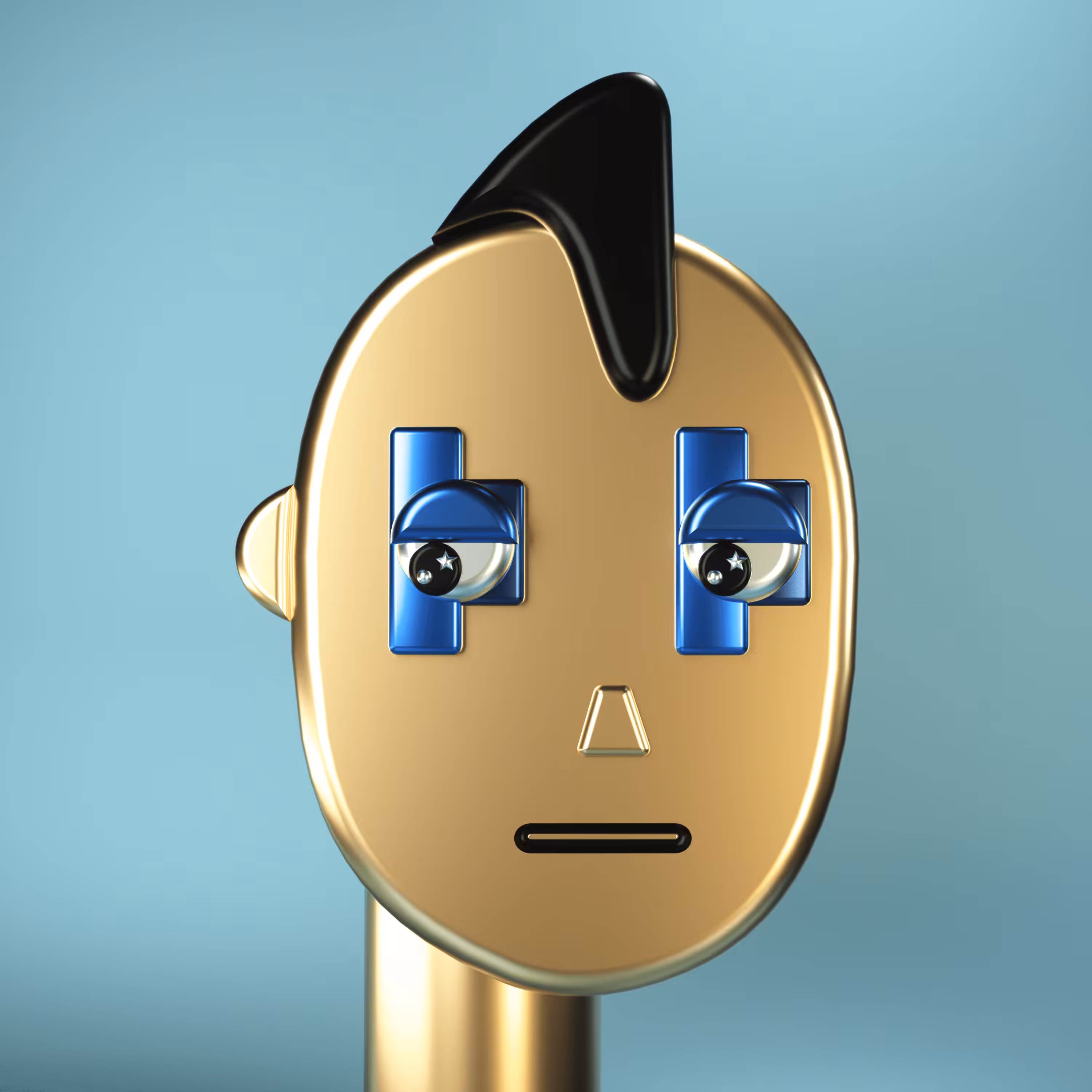 3D Chrome Punk #0270