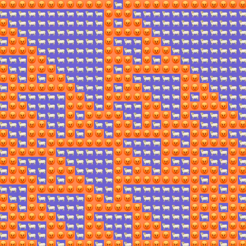 Elementary Cellular Emoji Automata #375