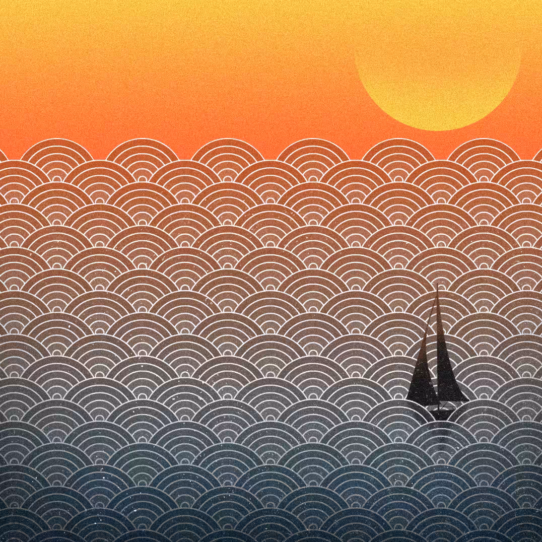Sunset Waves