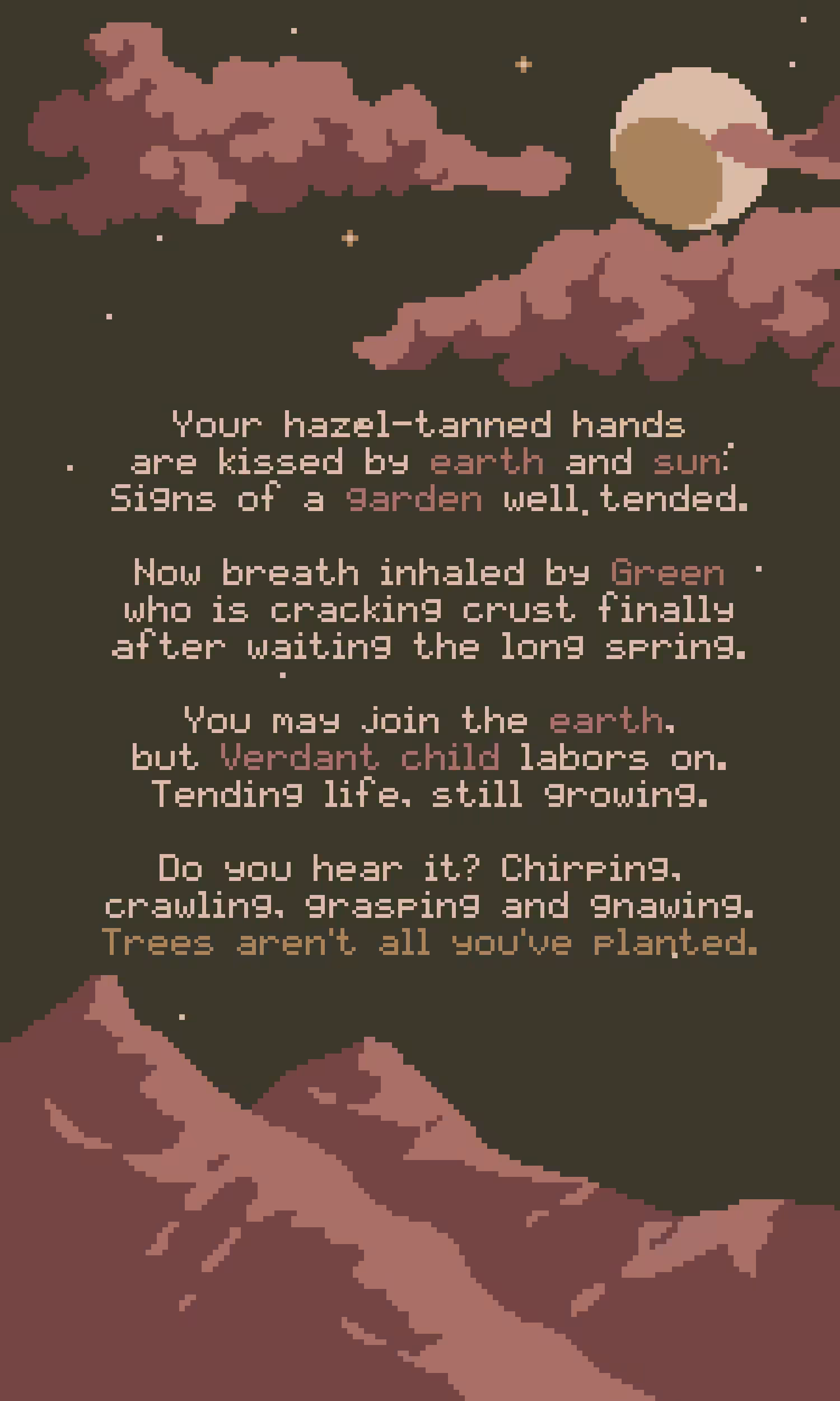 The Pixel Poems