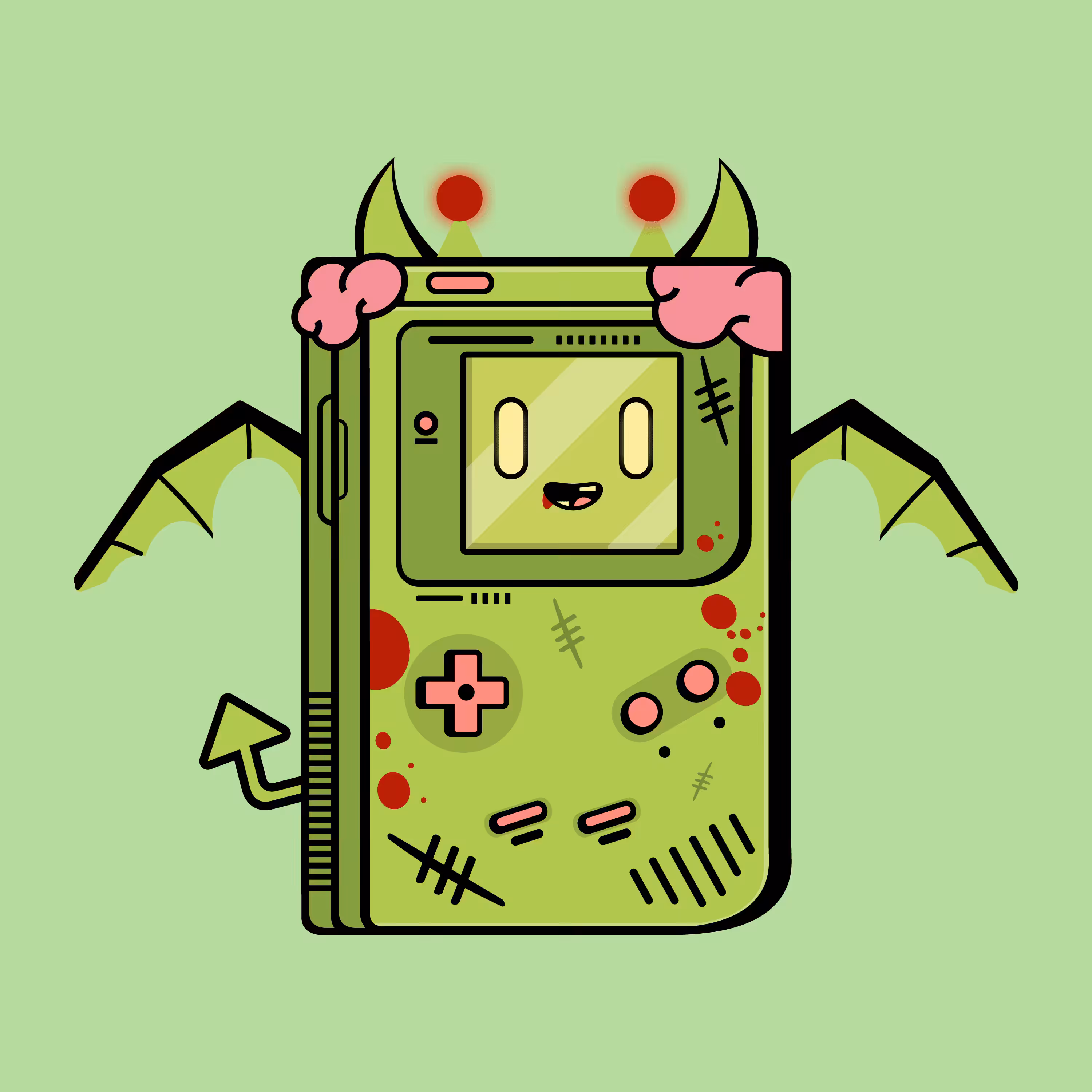 NFT GameBoiz: Robot Zombie Demon