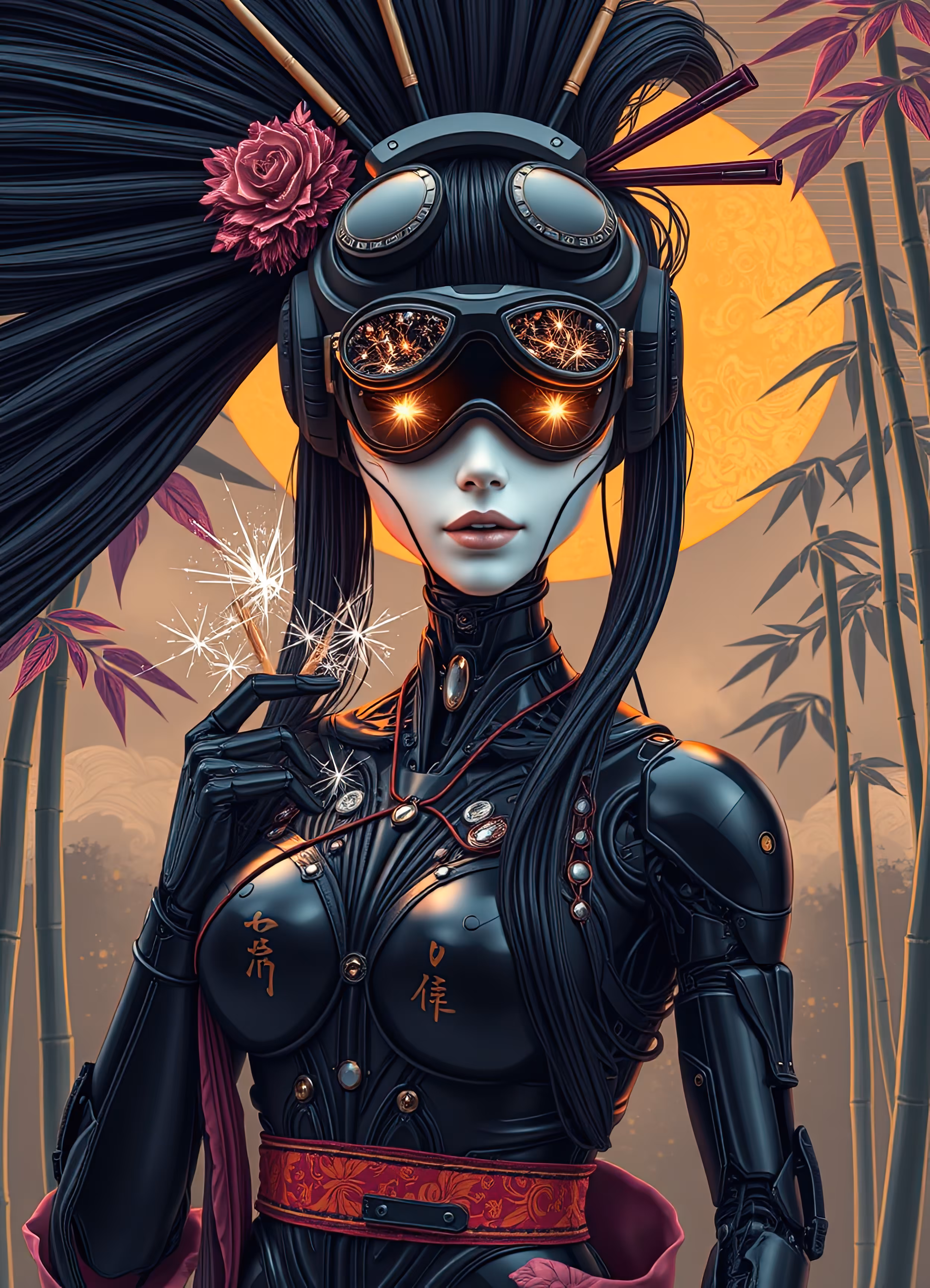 Black Sparks and Silk