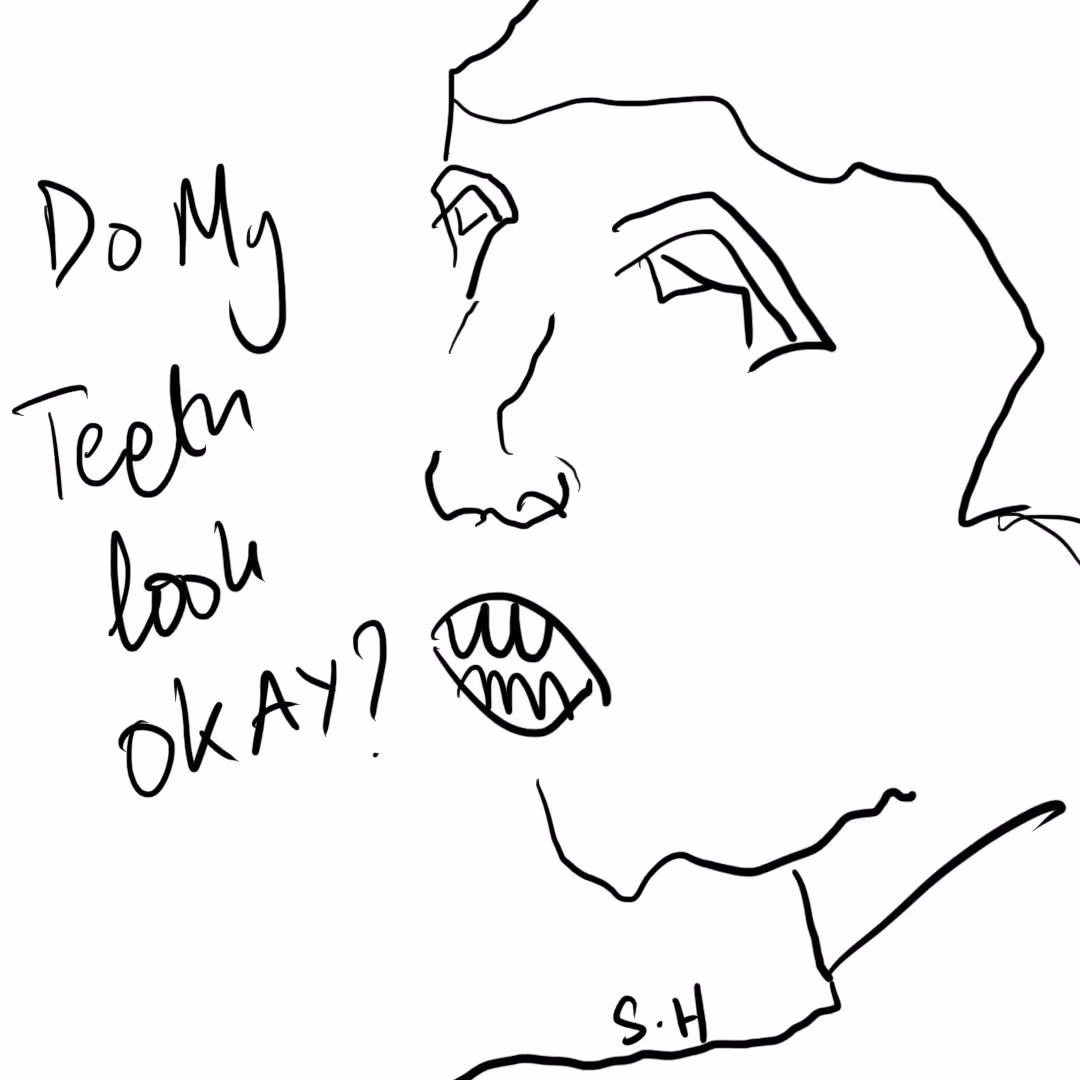 Do my teeth look okay?