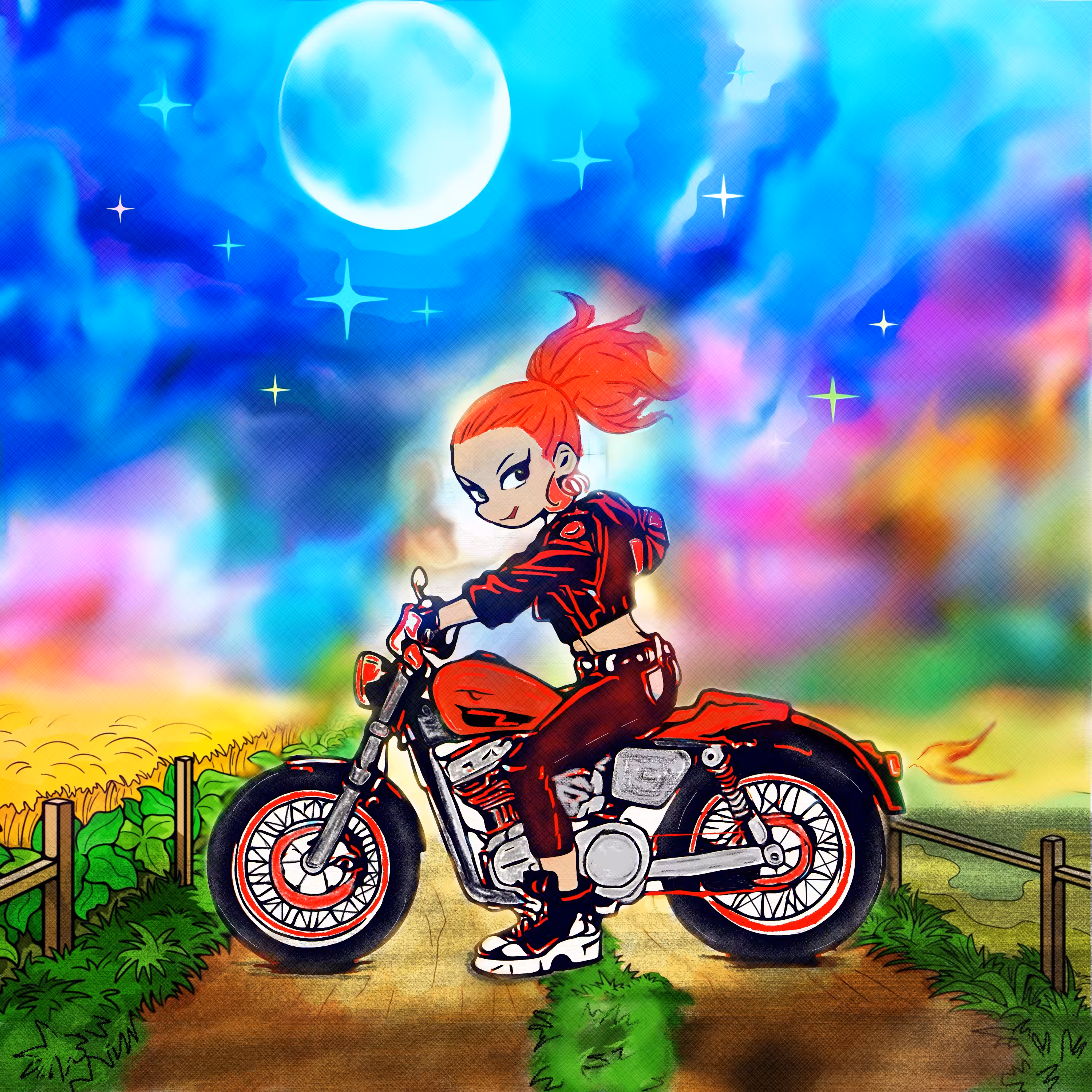 Riding on the Moon 🌙