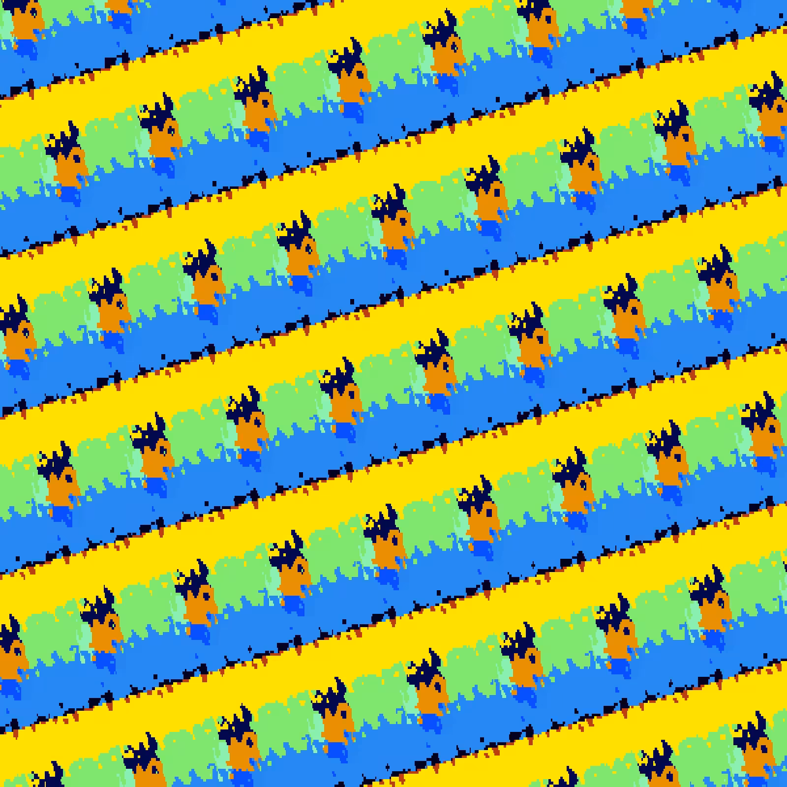 Dithered Stripes #5