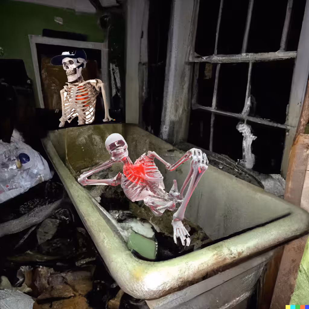 Skull Laboratory Bathroom 