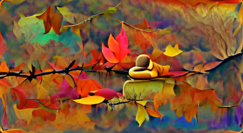Fall Colors Of A Peaceful Thought (pixray_genesis)