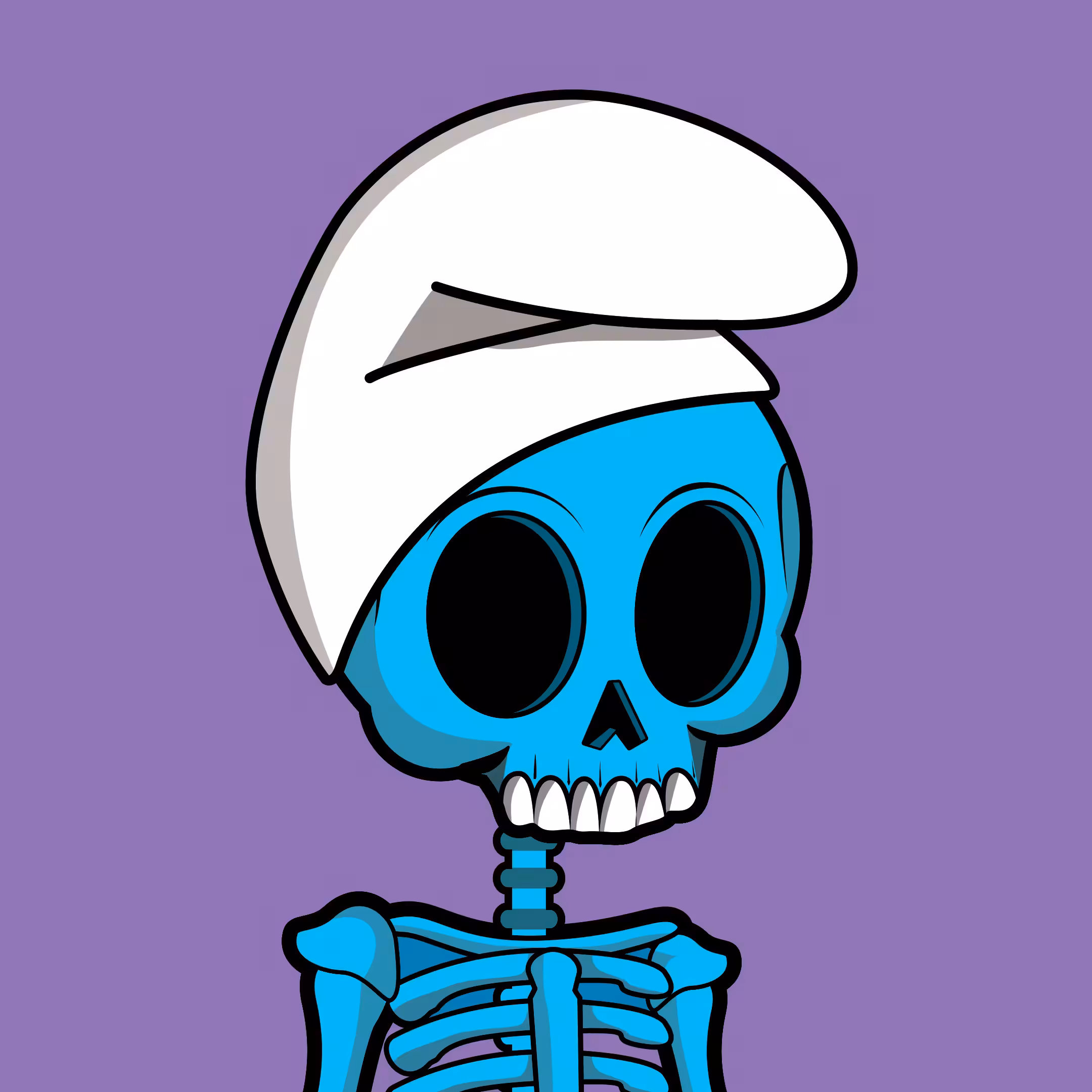  Edgar The Skeleton - Smurf #108