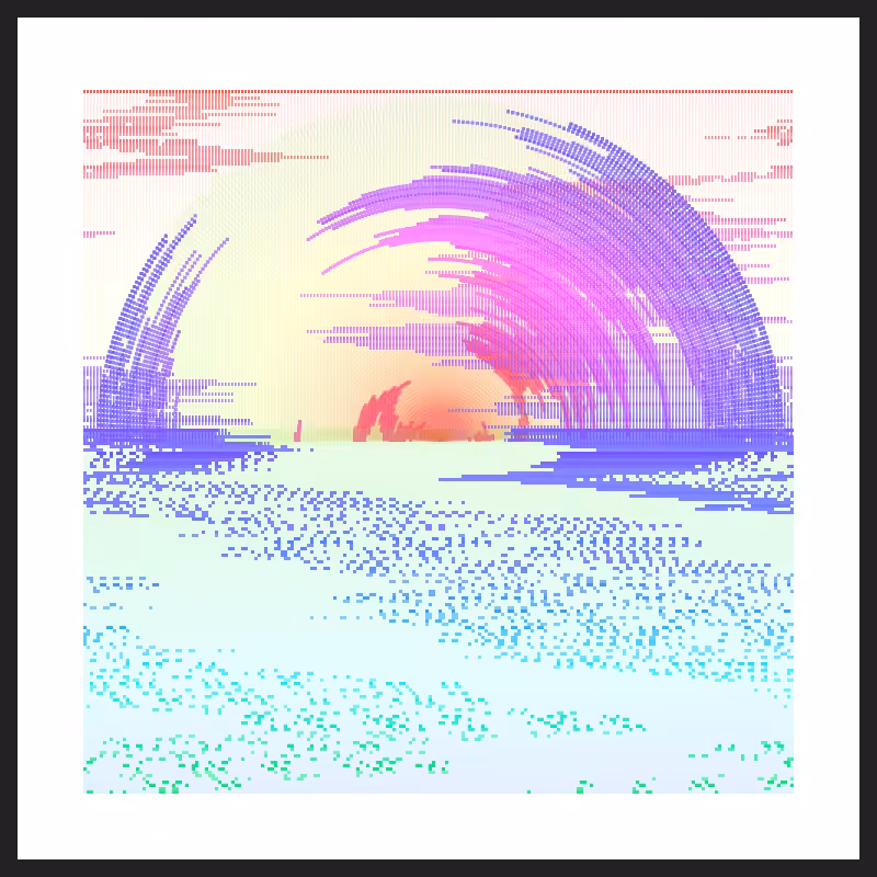 Glitch Acuarela #4