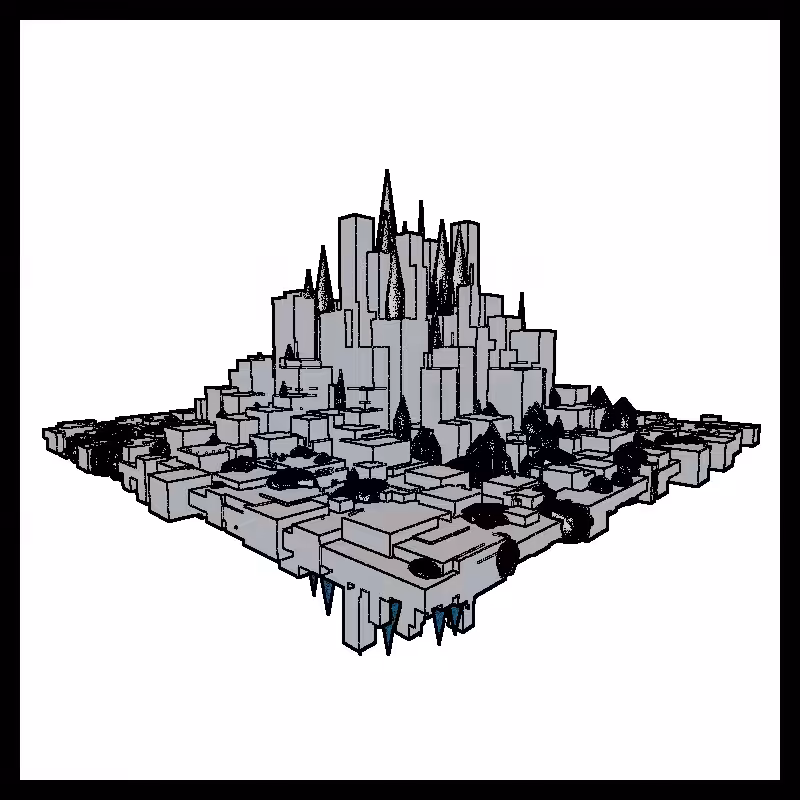 Crystal forest #42